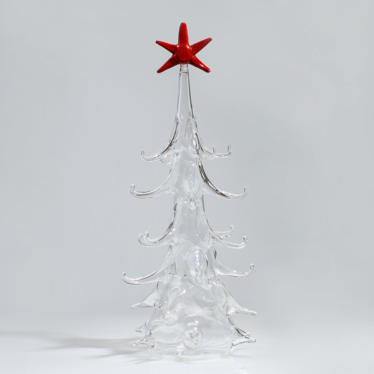 Blown Glass Christmas Tree with Ornaments, Made in Italy