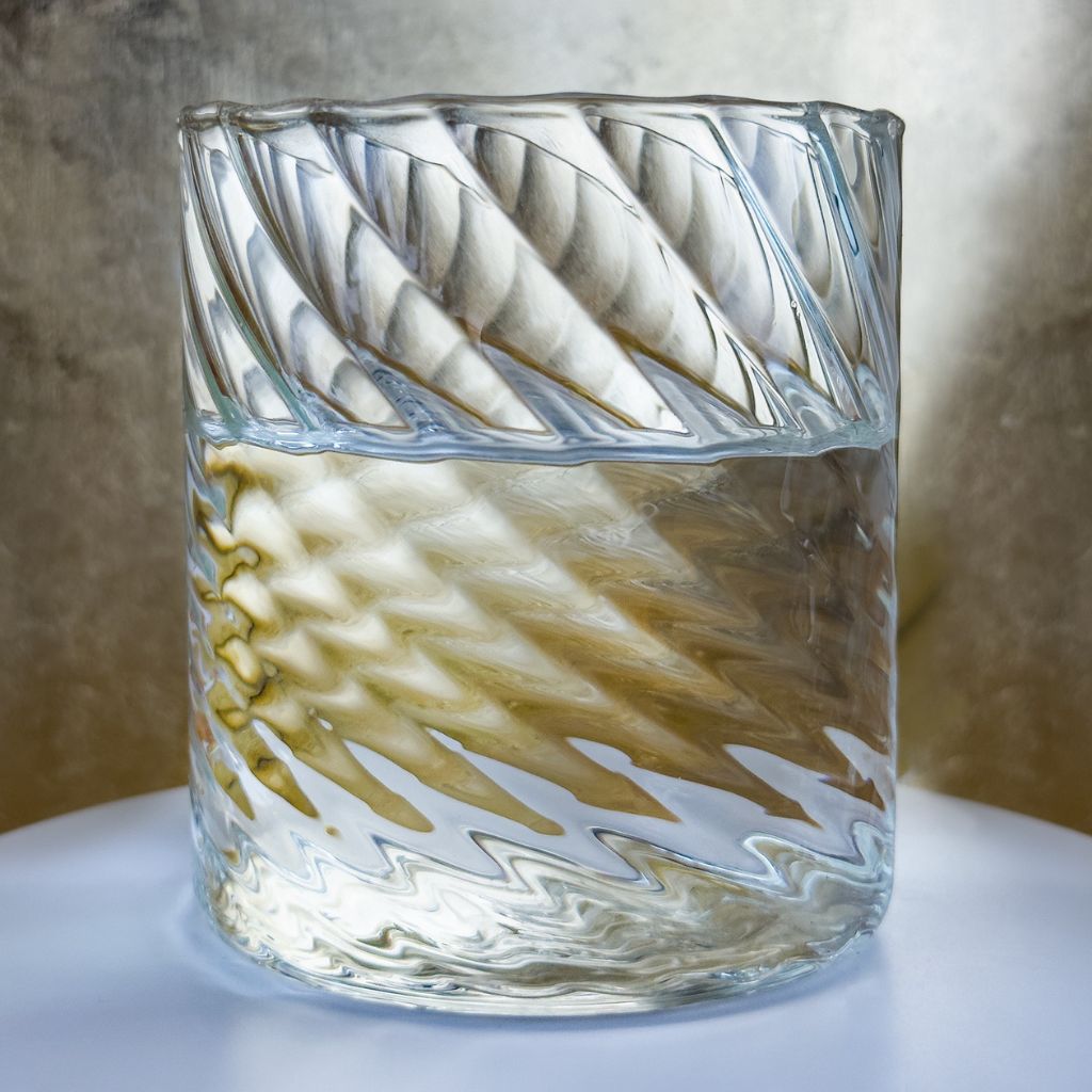 Fine Italian Glass Tumblers - Blown Glass - Made in Italy - My Italian Decor