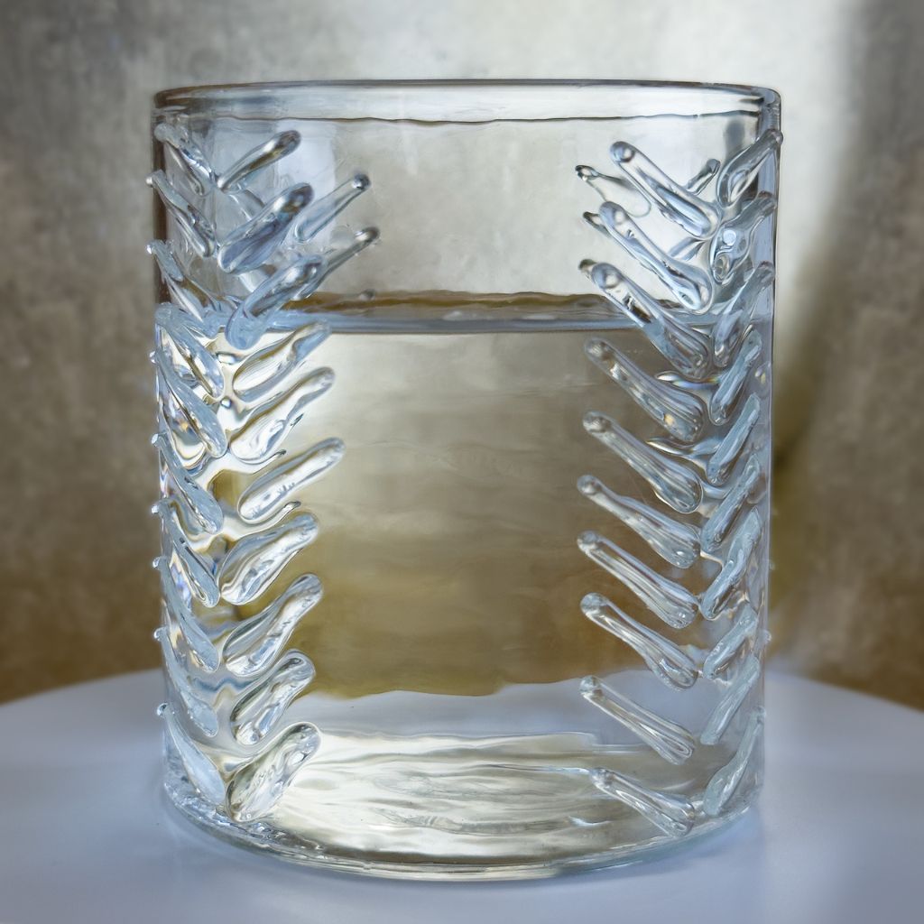 Fine Italian Glass Tumblers - Blown Glass - Made in Italy - My Italian Decor