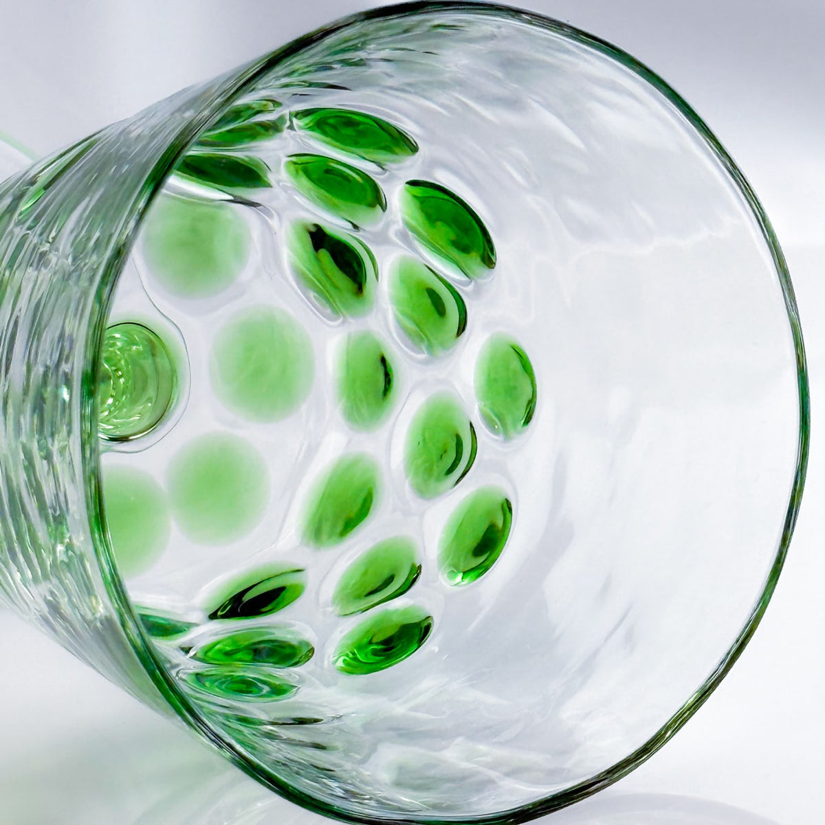 Set of 2 Dots Wine Glasses - Made in Italy