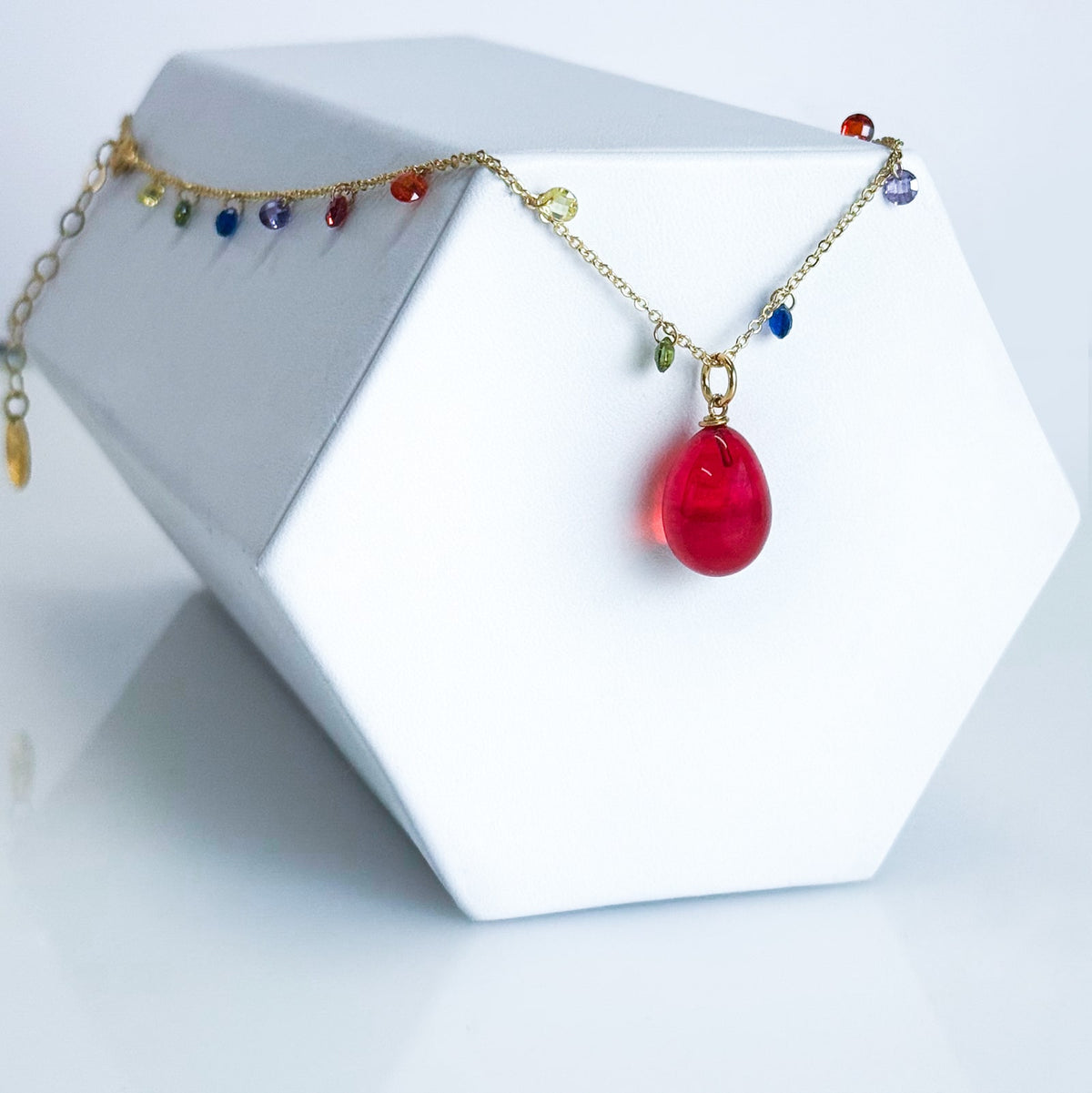 Murano Glass Pioggia Necklace, Handcrafted in Italy