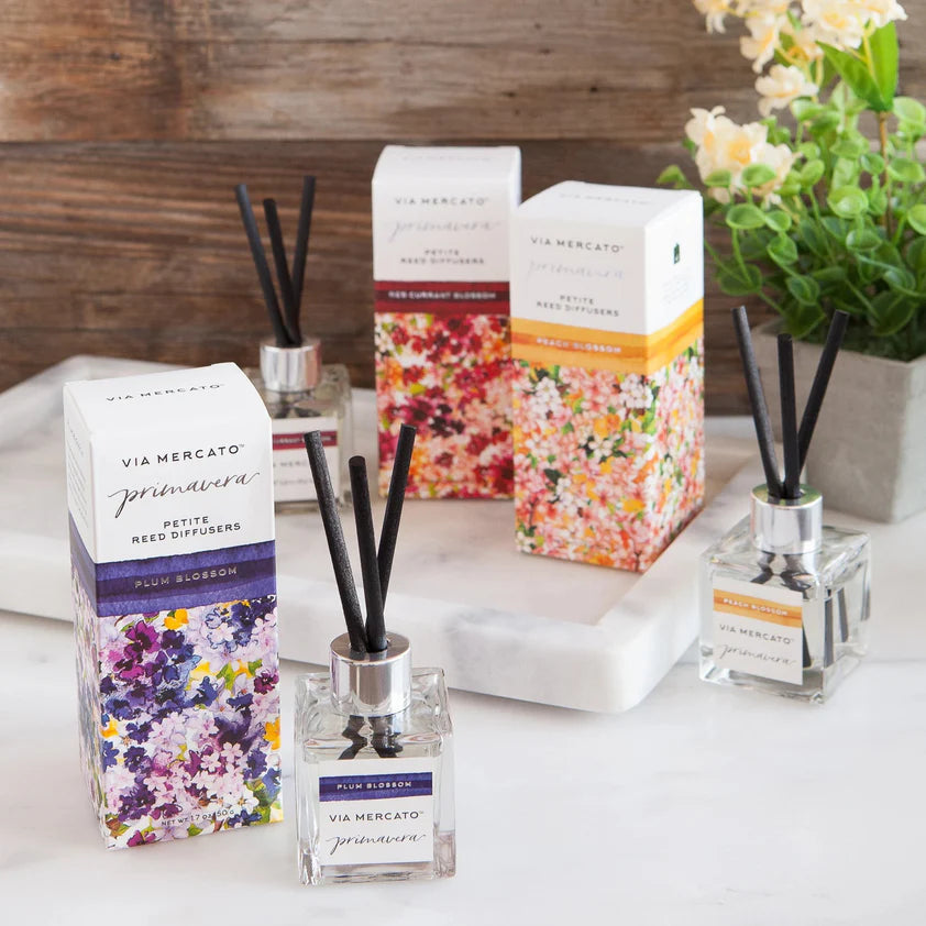Via Mercato Seasonal Reed Diffusers, Made in Italy - My Italian Decor
