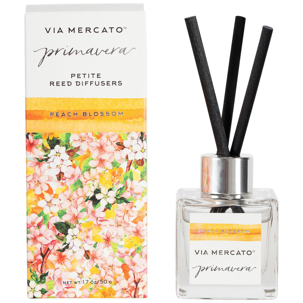 Via Mercato Seasonal Reed Diffusers, Made in Italy