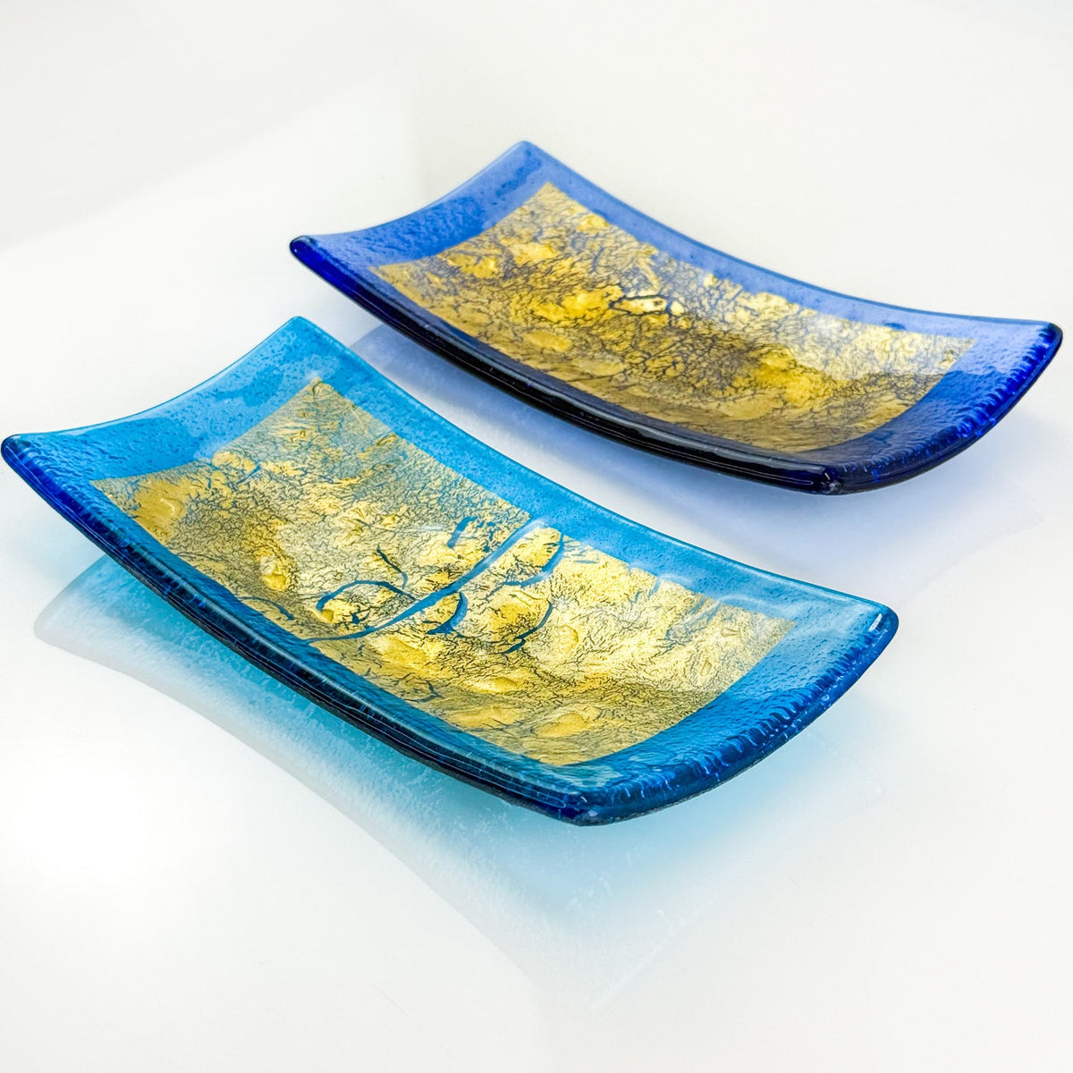 Decorative Dish - Murano Glass - 24-karat gold - Made in Italy