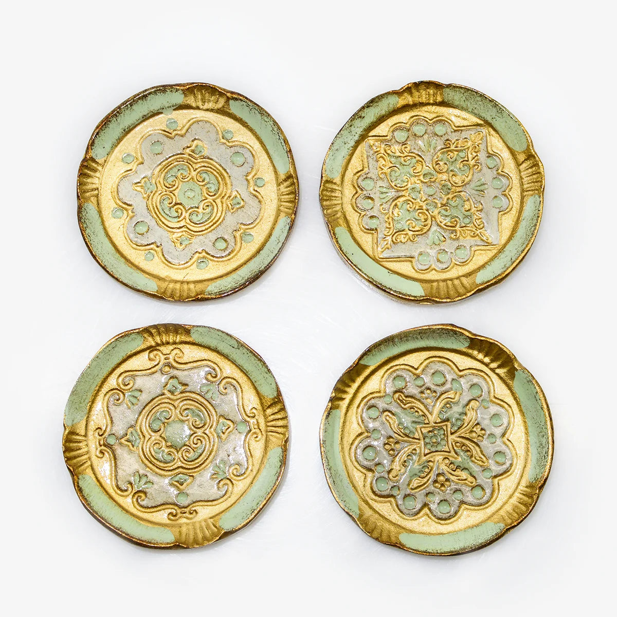 Florentine Wood Coasters Sets