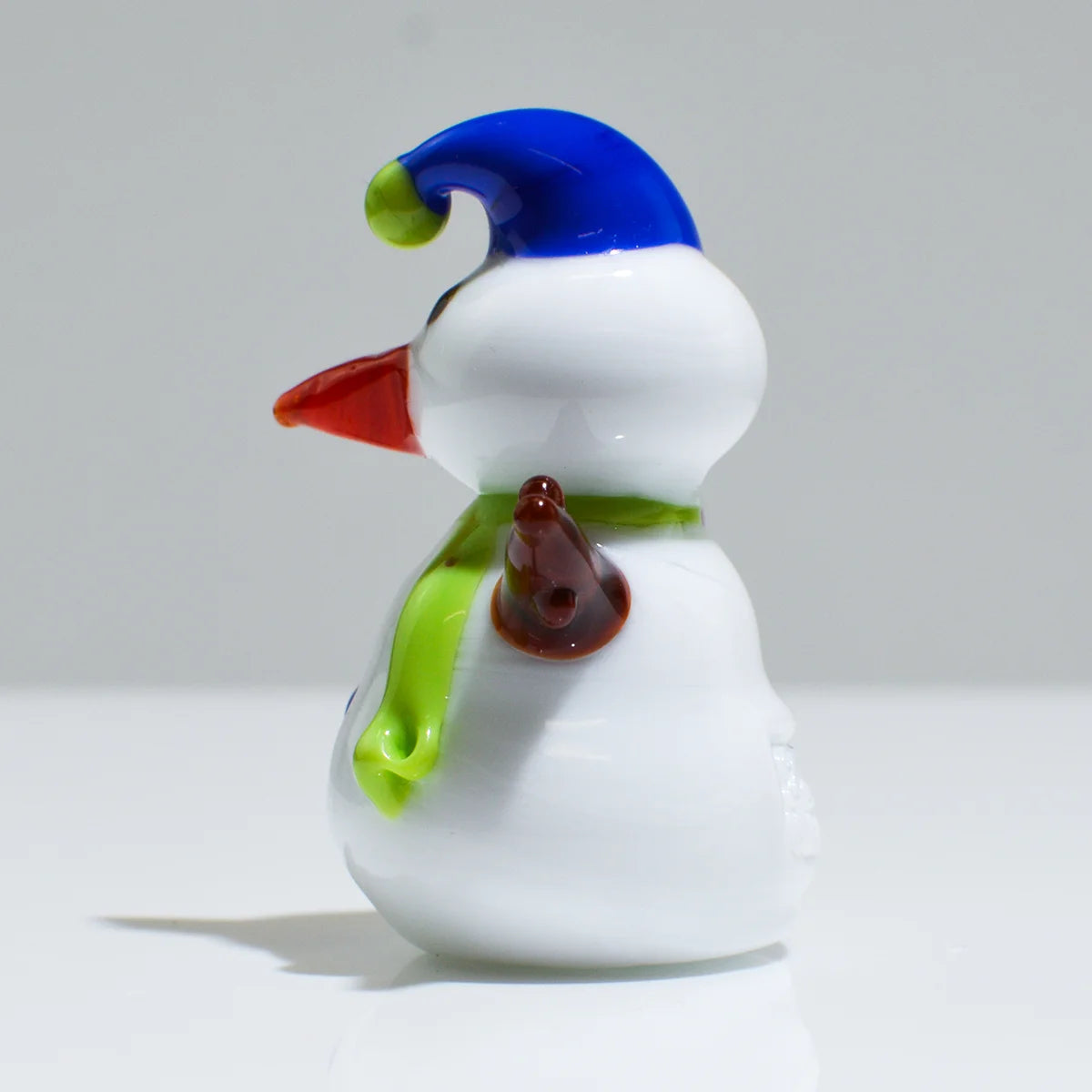 Set of 3 Murano Glass Snowmen, Pupazzo di Neve
