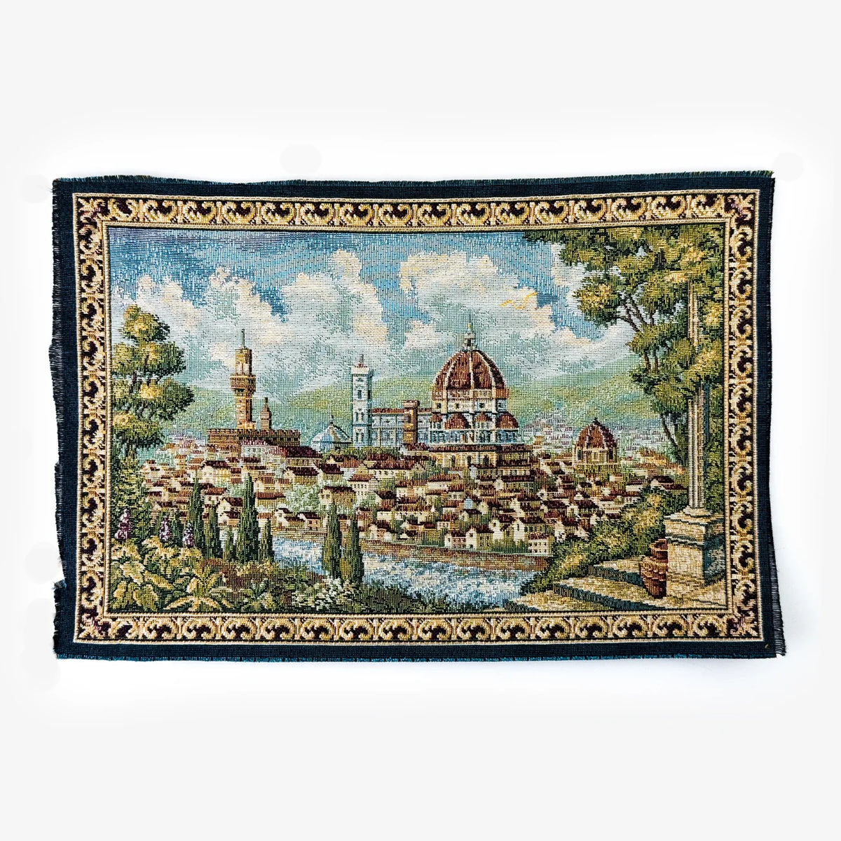 Handmade Decorative Tapestry, Rectangular, Made in Italy