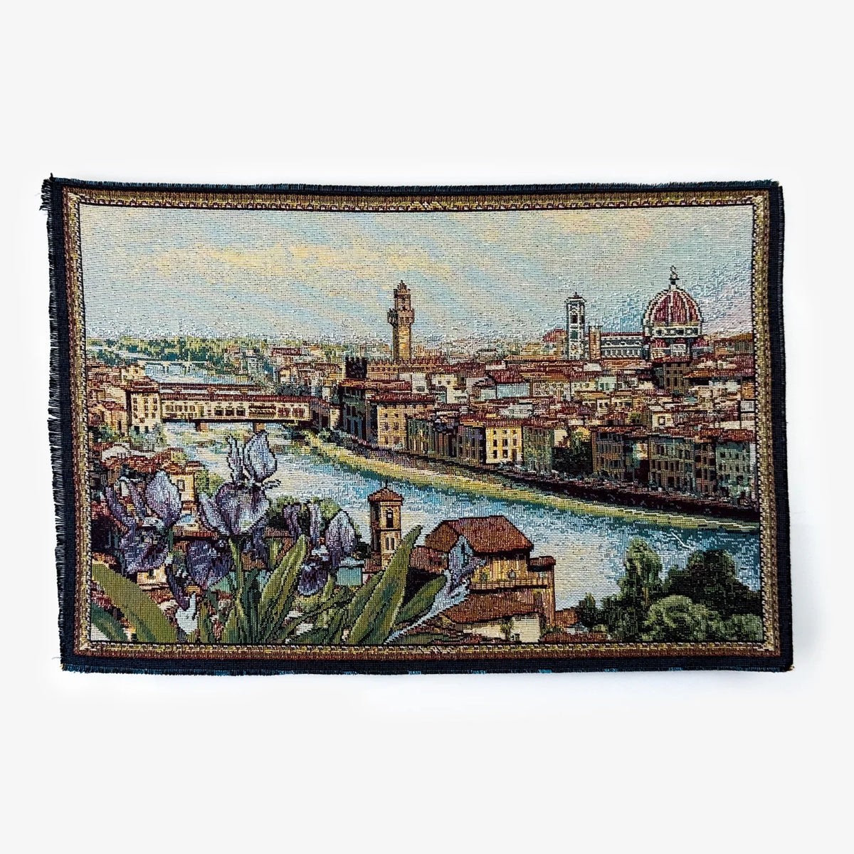 Handmade Decorative Tapestry, Rectangular, Made in Italy