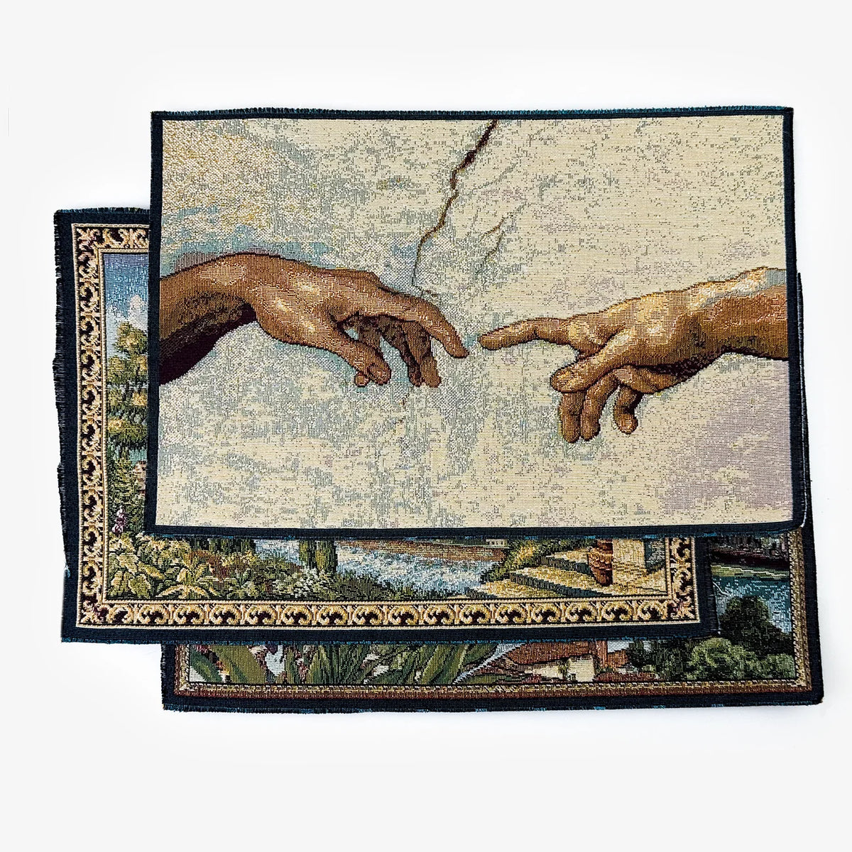 Handmade Decorative Tapestry, Rectangular, Made in Italy