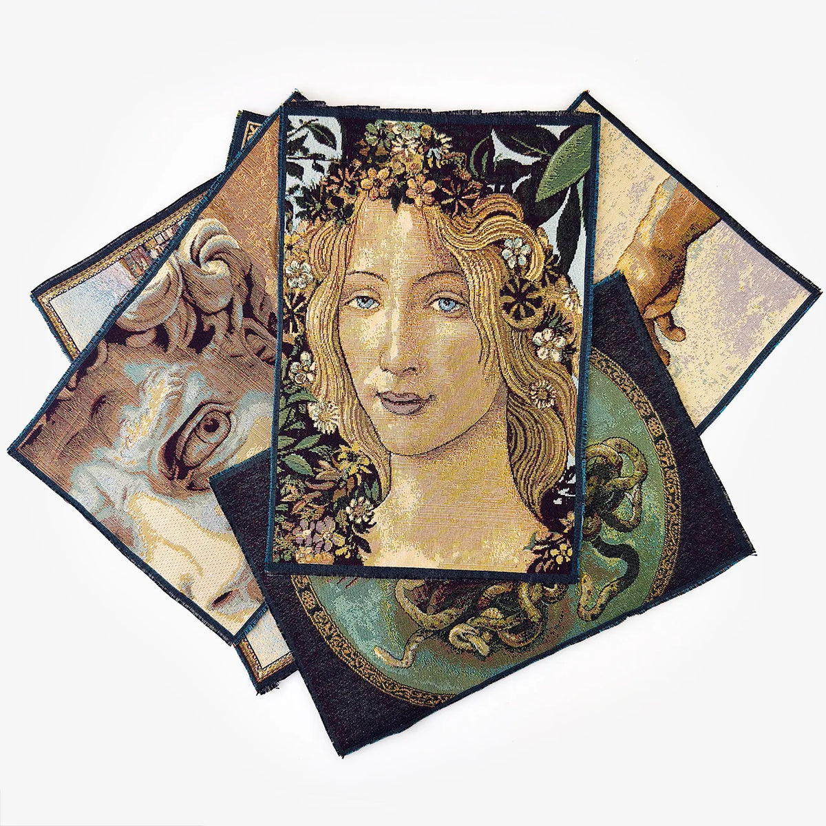 Handmade Decorative Tapestry, Rectangular, Made in Italy