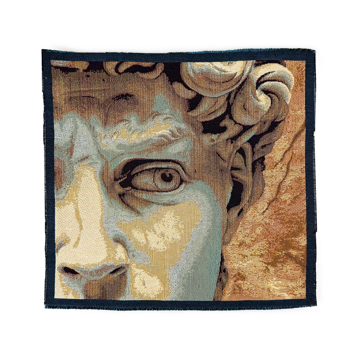 Handmade Decorative Tapestry, Square, Made in Italy