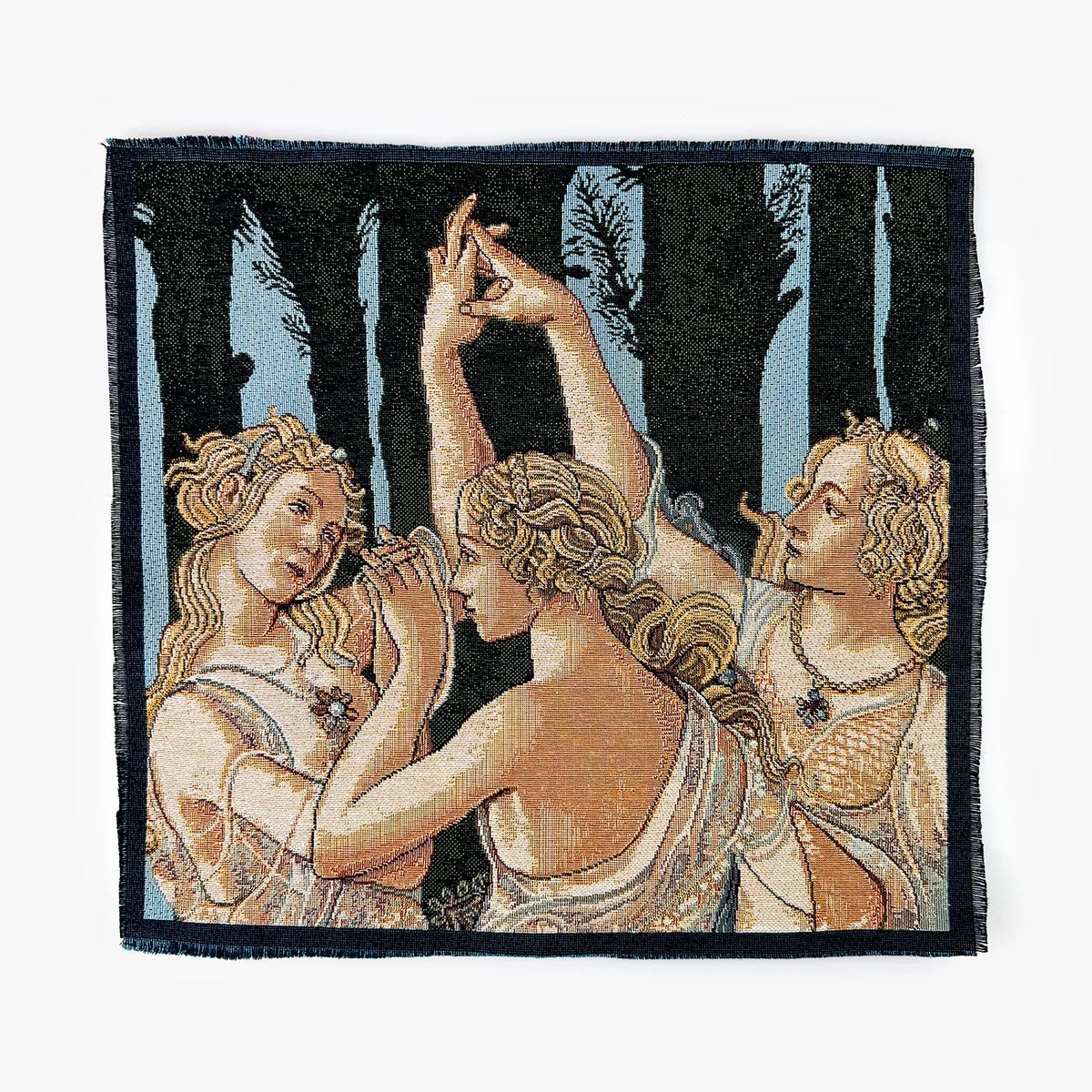 Handmade Decorative Tapestry, Square, Made in Italy