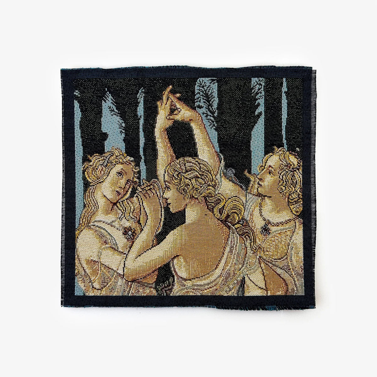 Handmade Decorative Tapestry, Square, Made in Italy