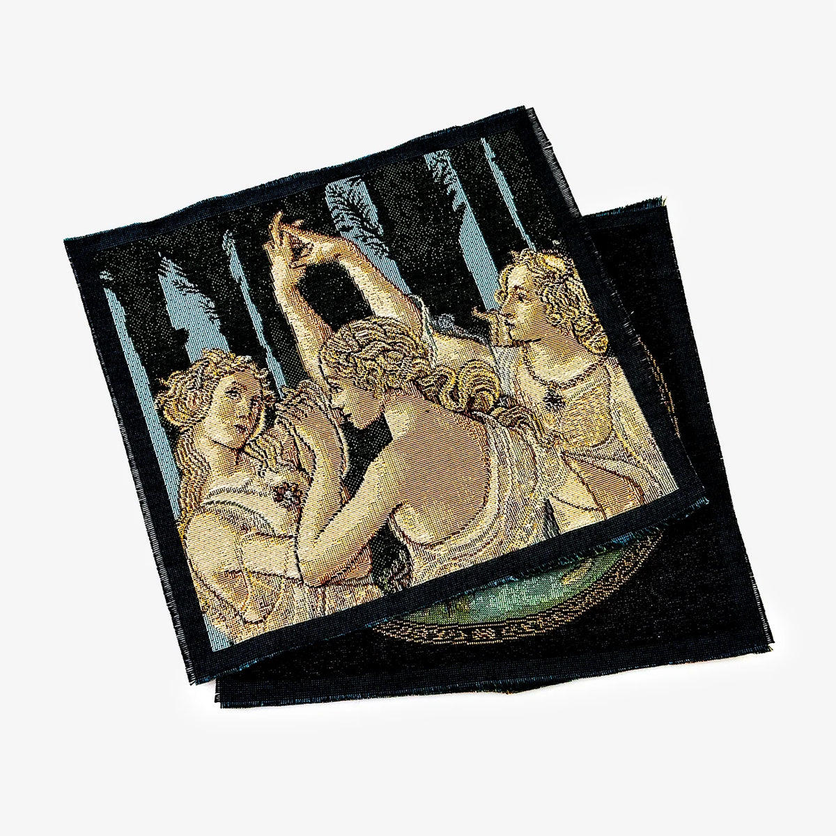 Handmade Decorative Tapestry, Square, Made in Italy