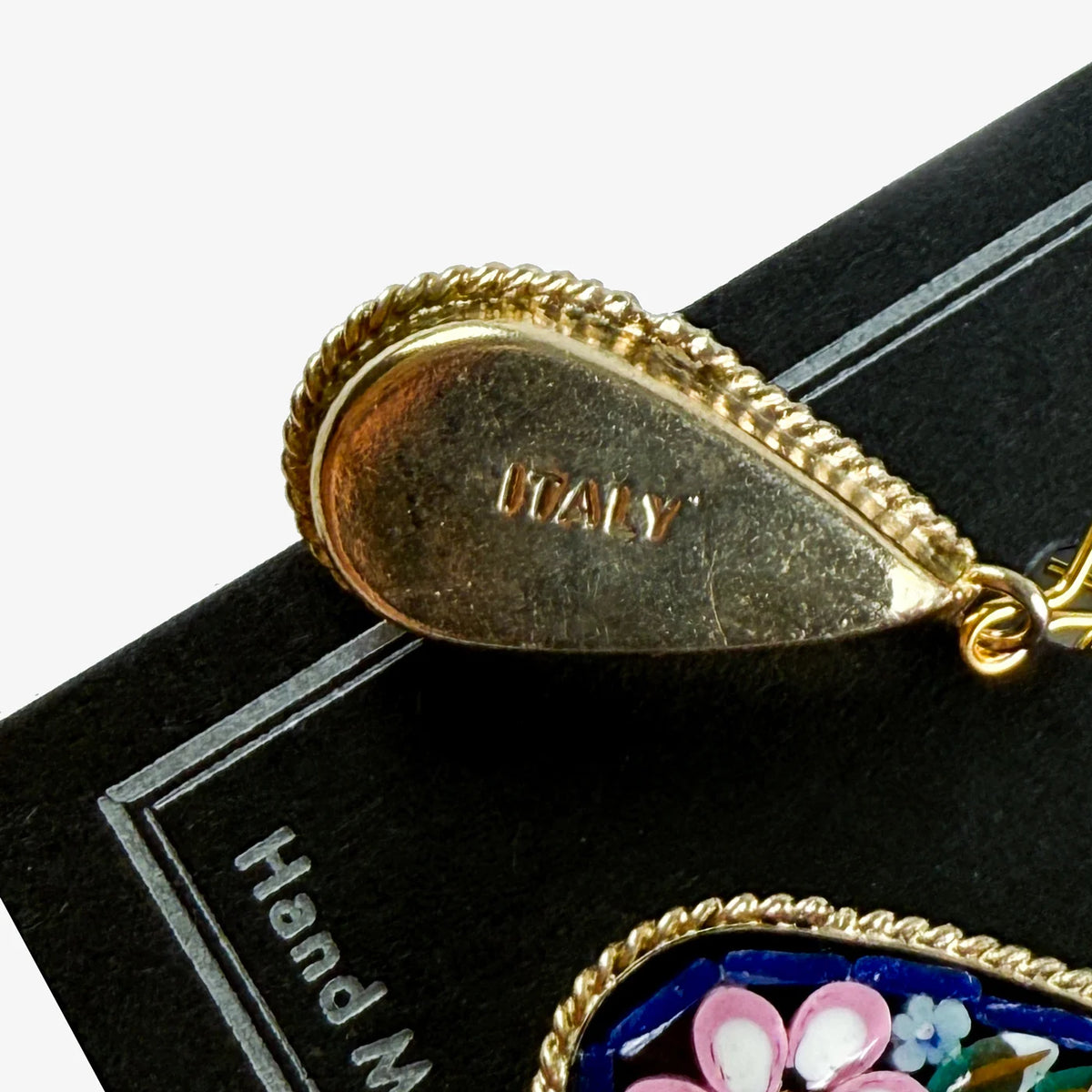 Large Teardrop Florentine Mosaic Earring - My Italian Decor