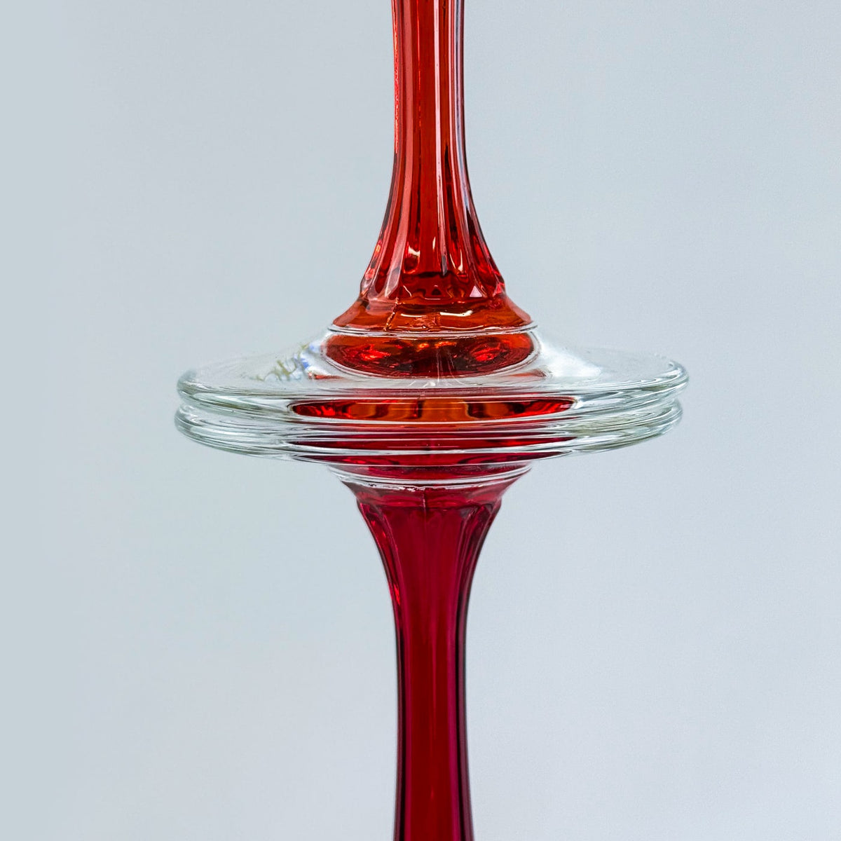 Set of 2 Champagne Glasses - Timeless Multicolor Opaque