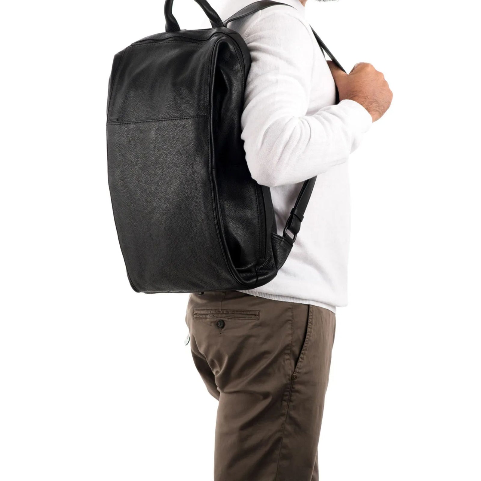 Padua Italian Leather Mens Backpack, Made in Florence, Italy - My Italian Decor