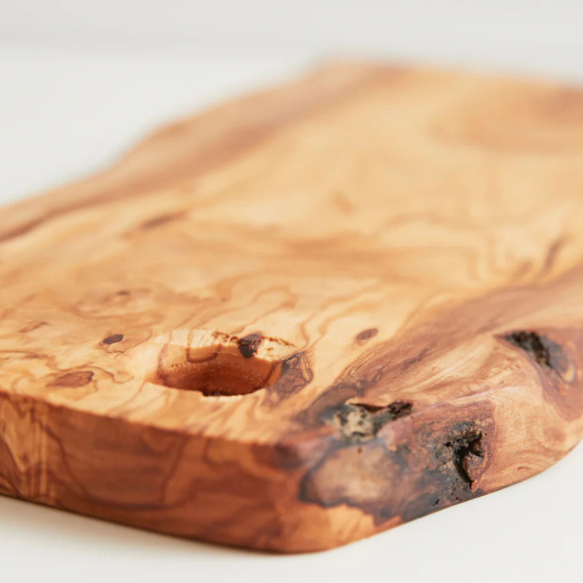 Italian Olivewood Charcuterie Board - with Hole - Made in Italy