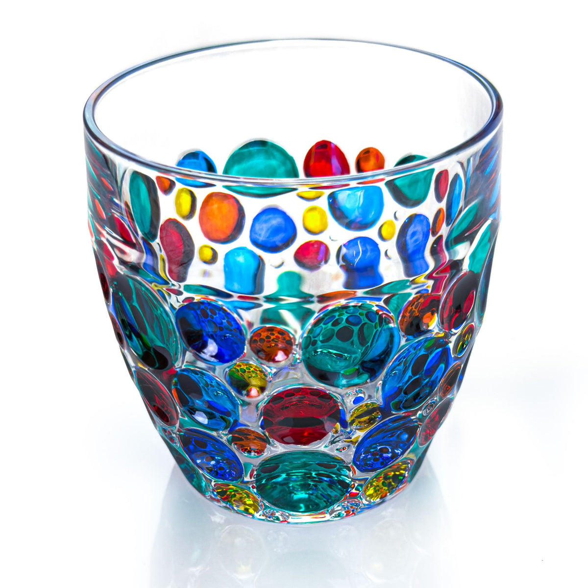 Set of 2 Drinking Glasses, Italian Crystal, Lisboa design, Made in Italy - My Italian Decor