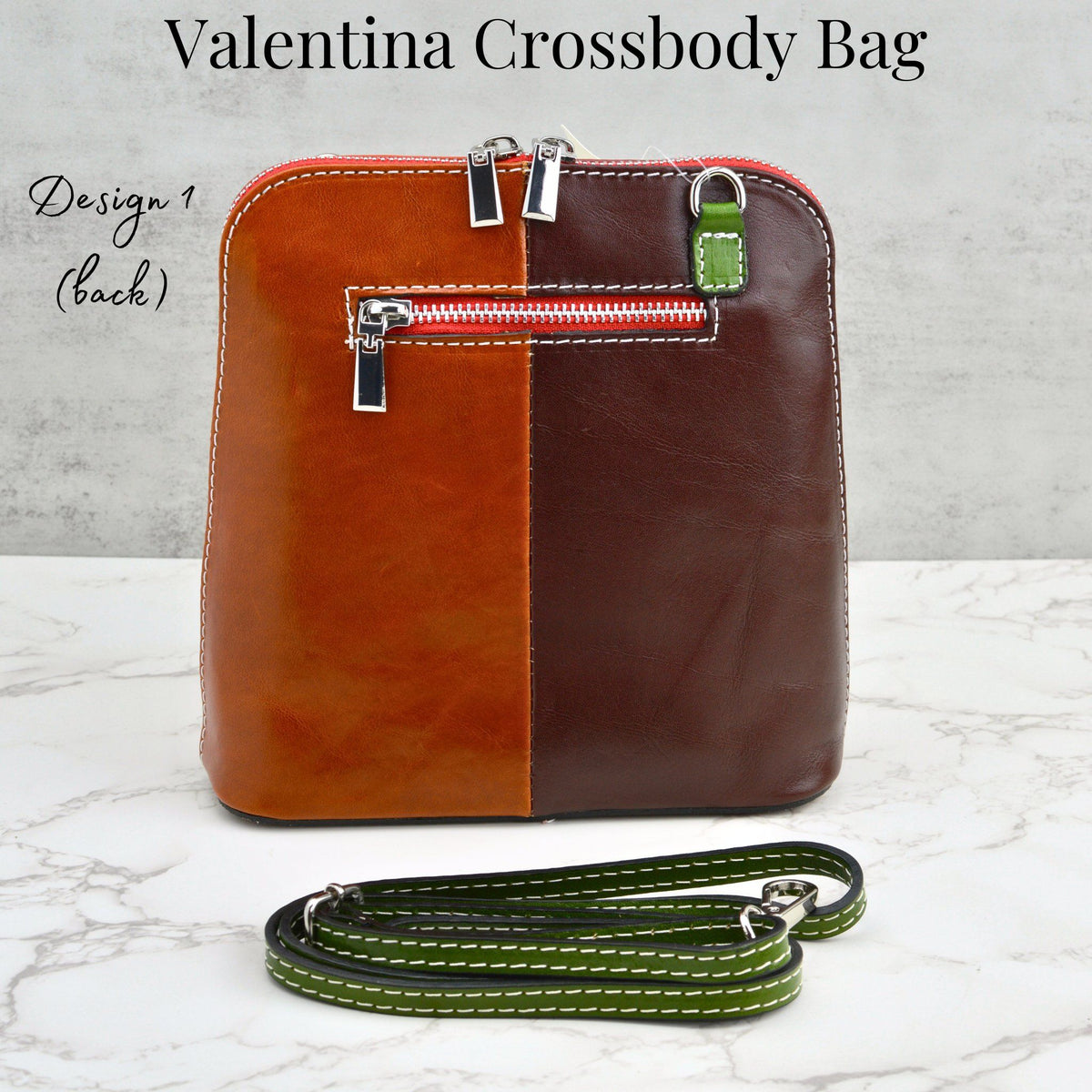 Valentina Crossbody Bag, Italian Leather