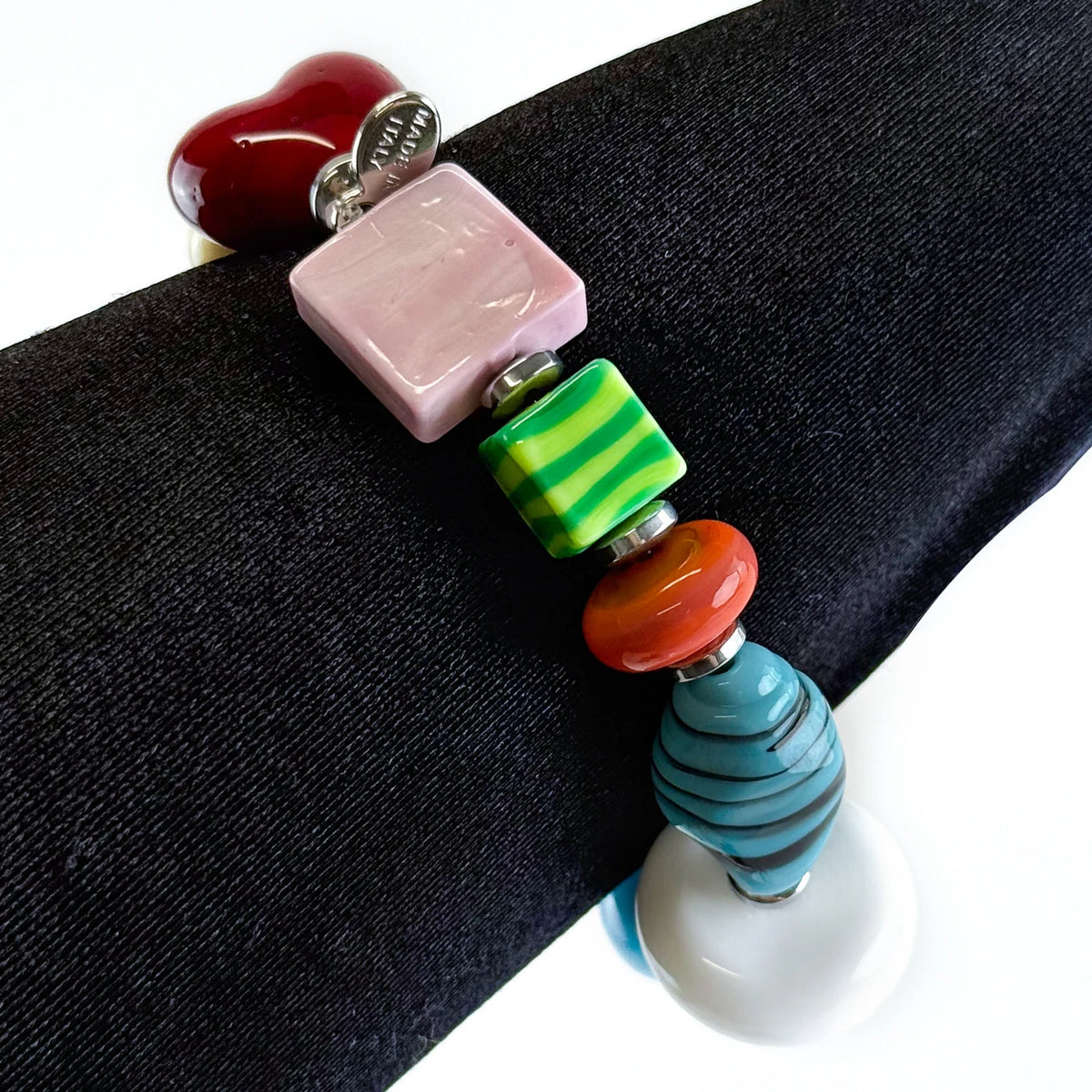 Venetian Vibe Glass Beaded Bracelet - Made in Italy - My Italian Decor