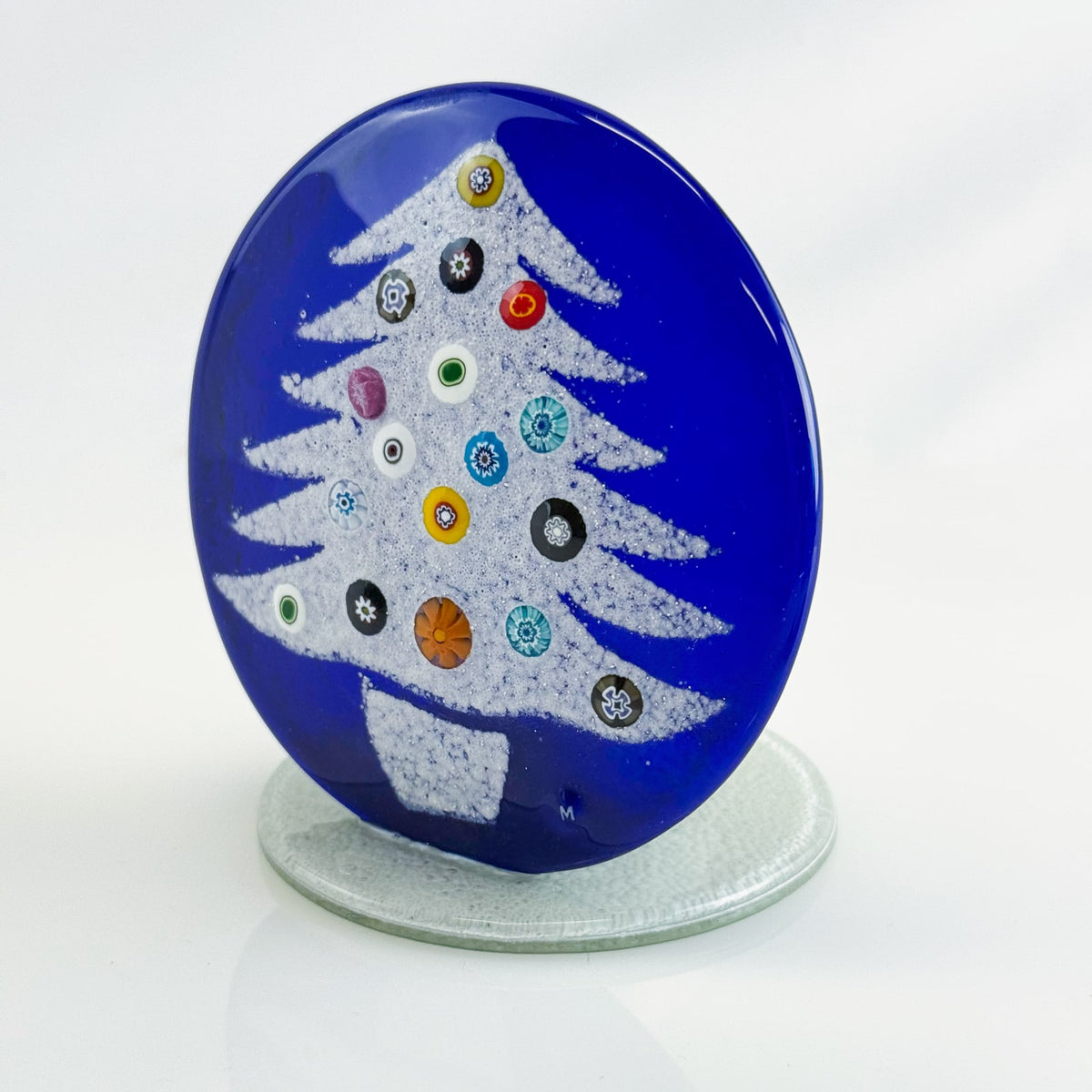 Murano Glass Votive Holder - Christmas Tree - Made in Italy