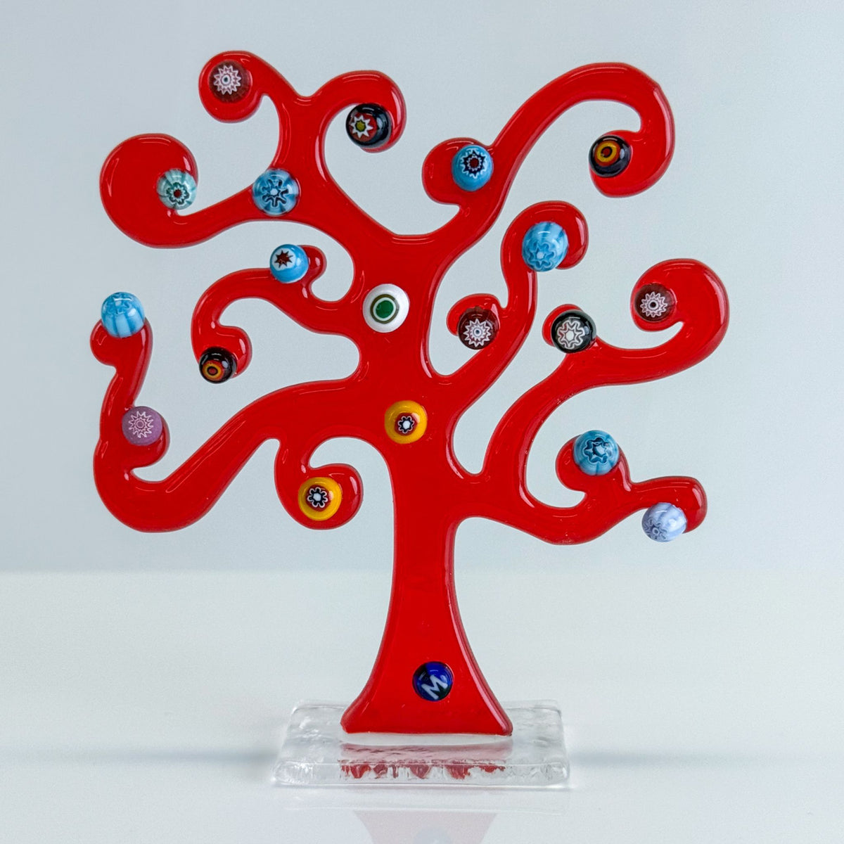 Windy Klimt Tree Figurine -  Murano Glass - Made in Italy