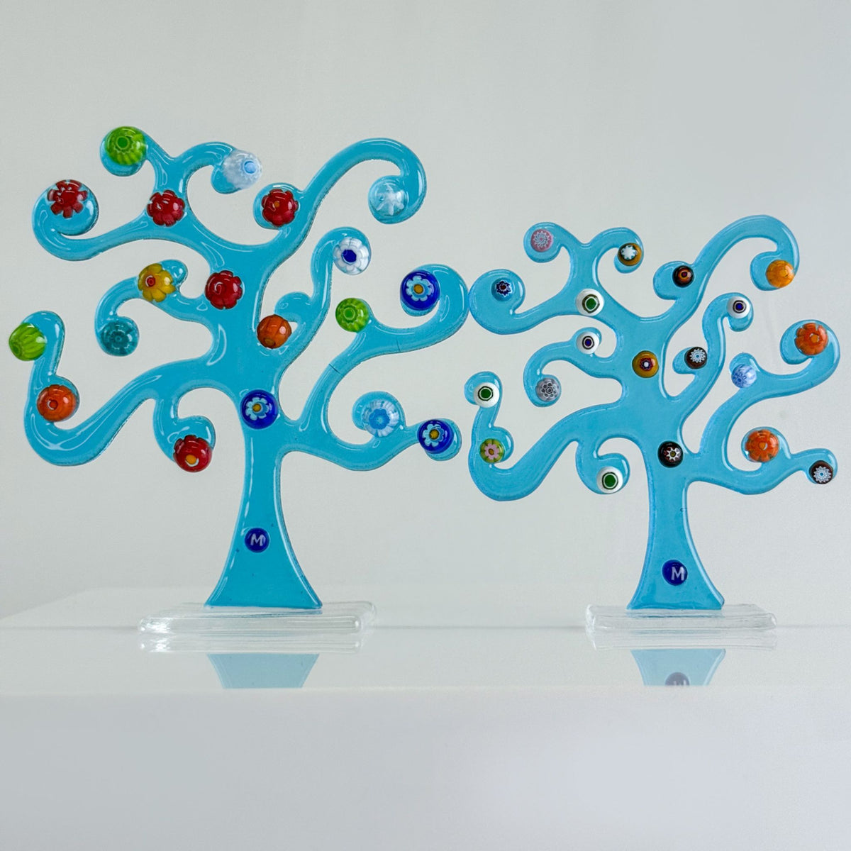 Windy Klimt Tree Figurine -  Murano Glass - Made in Italy