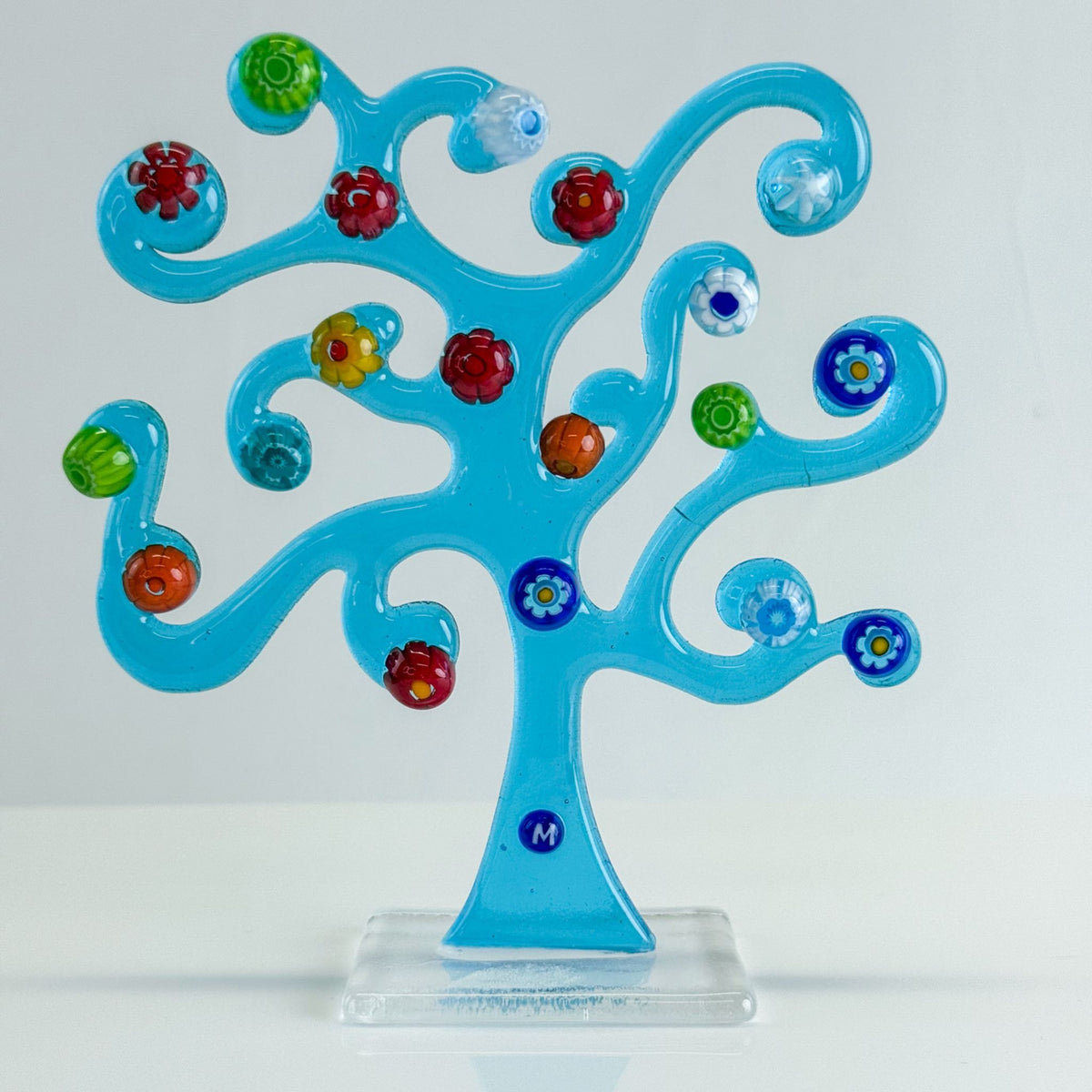 Windy Klimt Tree Figurine -  Murano Glass - Made in Italy