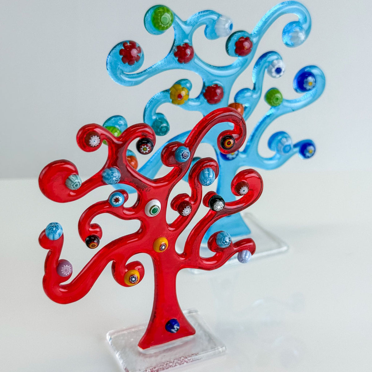 Windy Klimt Tree Figurine -  Murano Glass - Made in Italy
