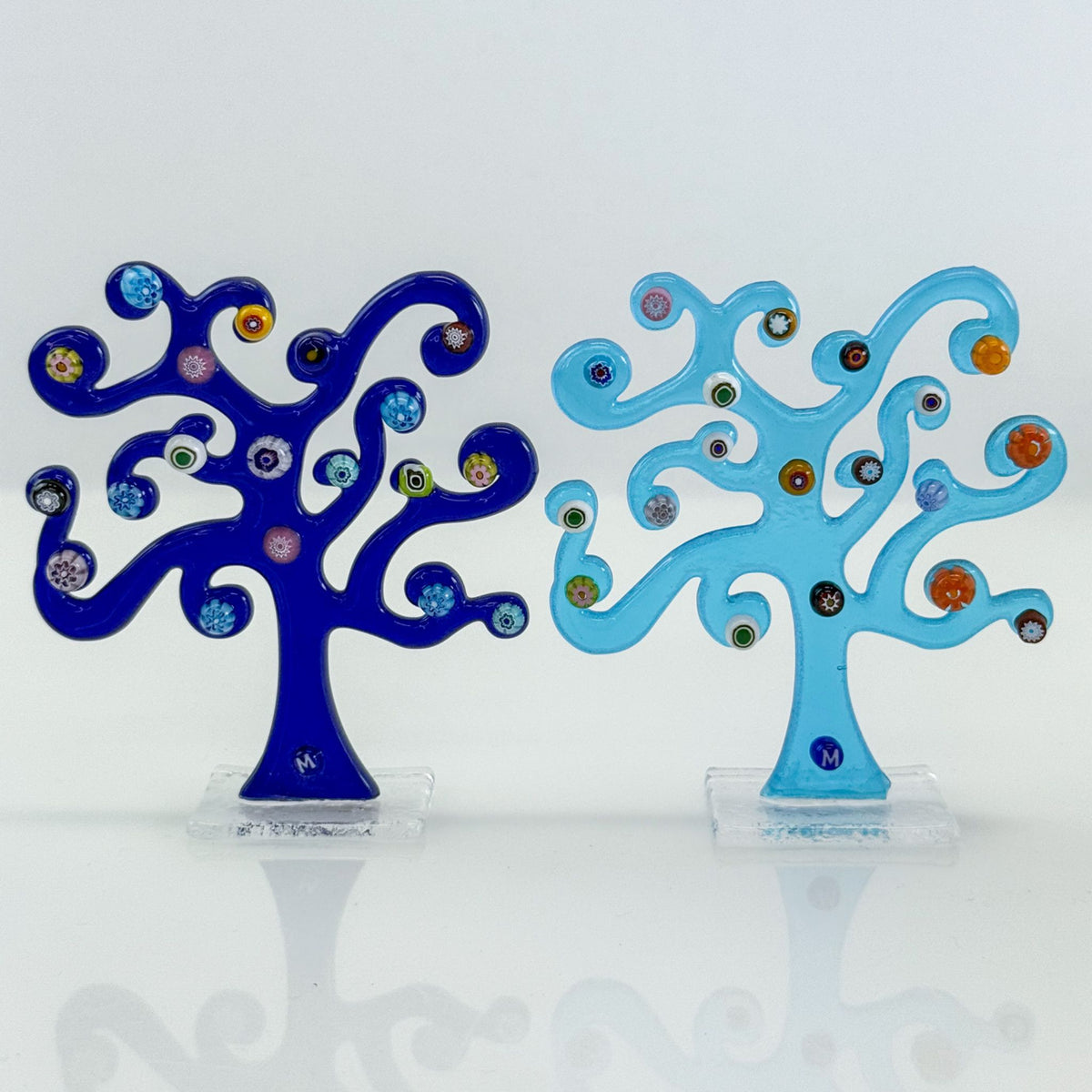 Windy Klimt Tree Figurine -  Murano Glass - Made in Italy