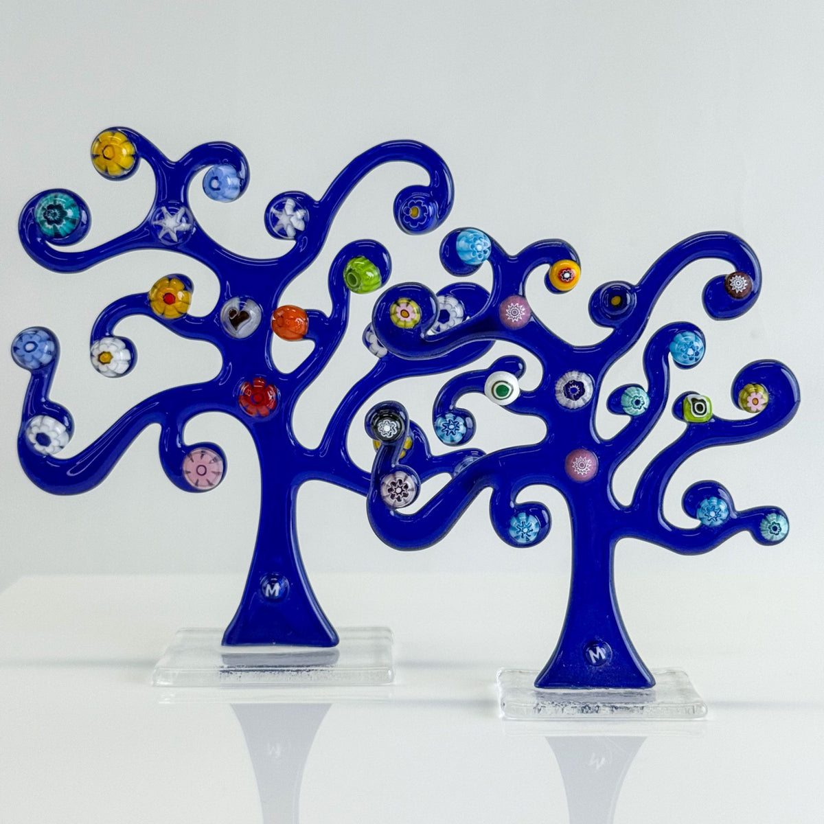 Windy Klimt Tree Figurine -  Murano Glass - Made in Italy