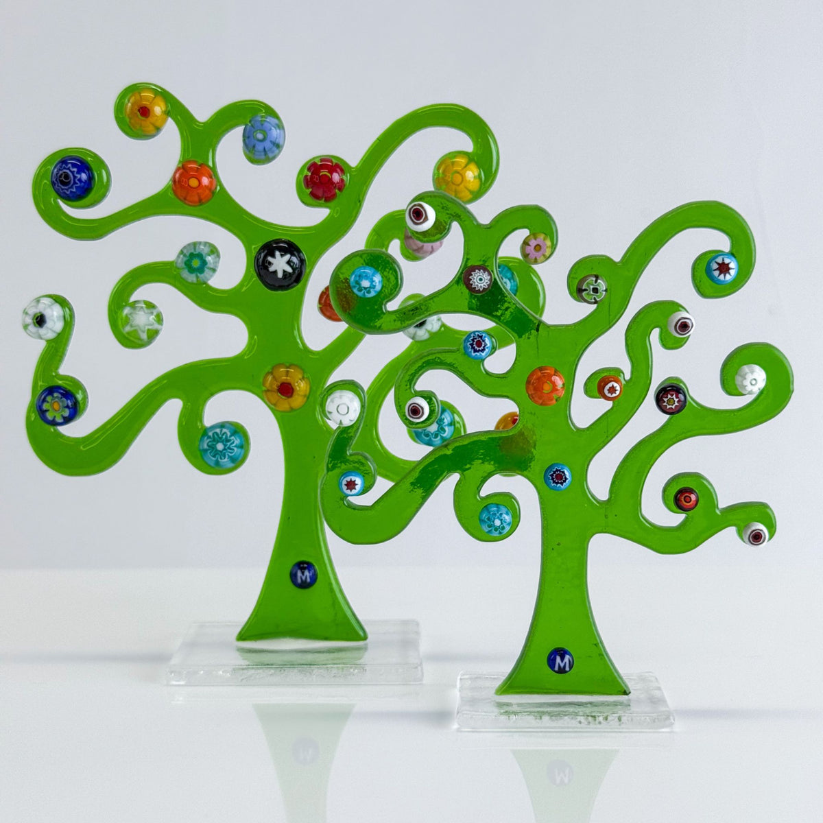 Windy Klimt Tree Figurine -  Murano Glass - Made in Italy