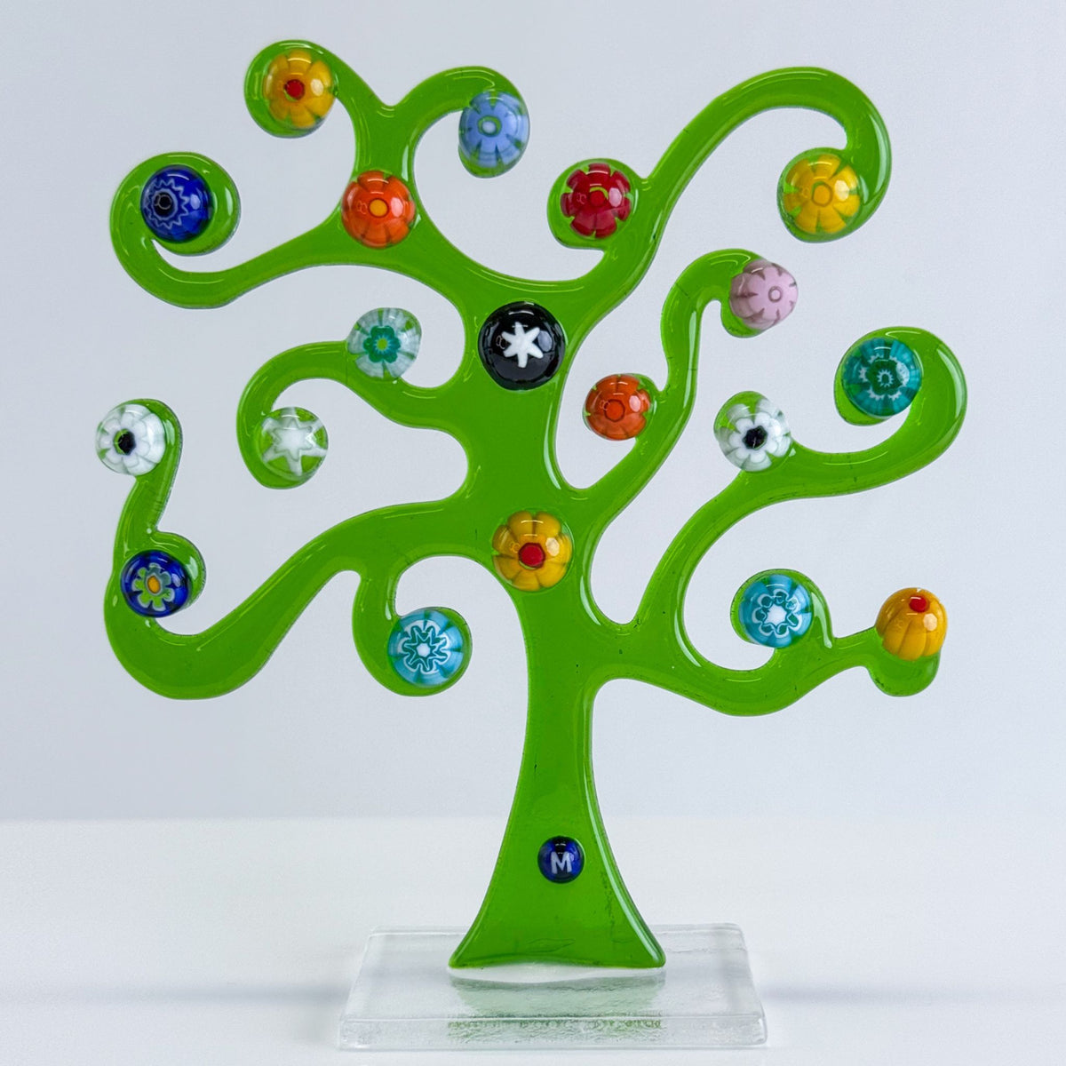 Windy Klimt Tree Figurine -  Murano Glass - Made in Italy