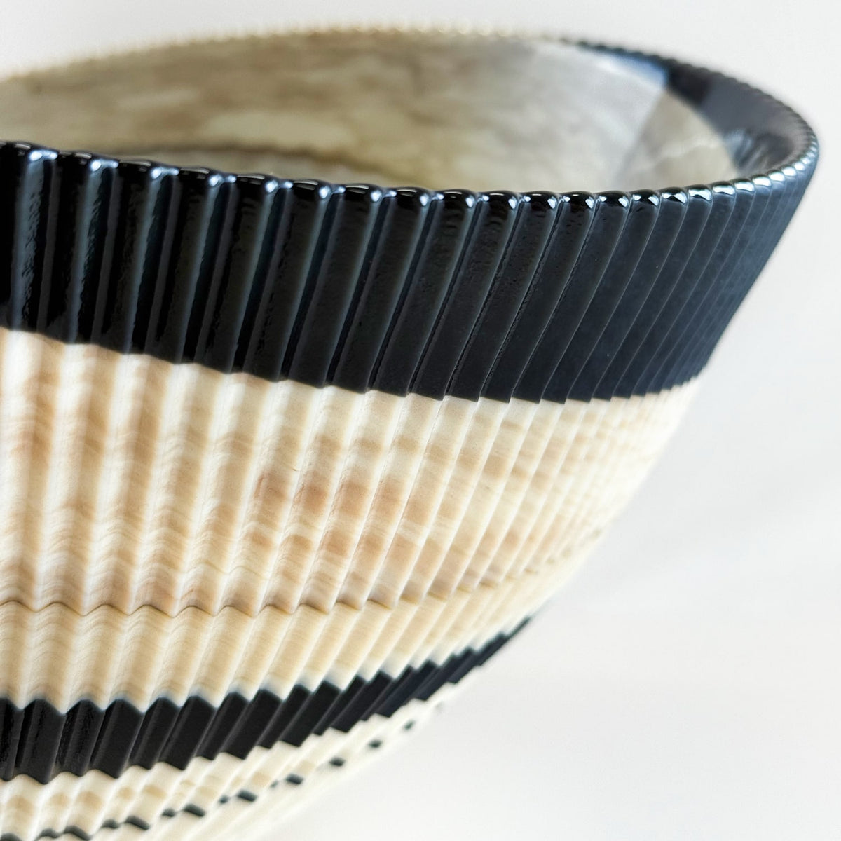 Murano Glass Large 17" Shell Decorative Bowl, Made in Italy