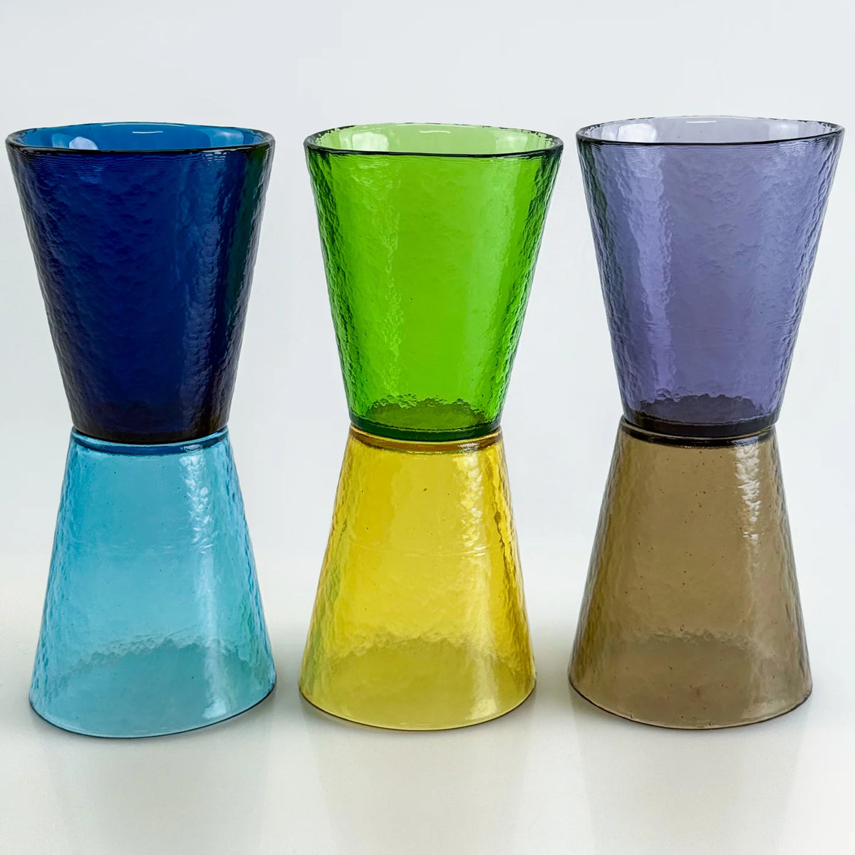 Set of 6 Drink Tumblers - Murano Glass - My Italian Decor