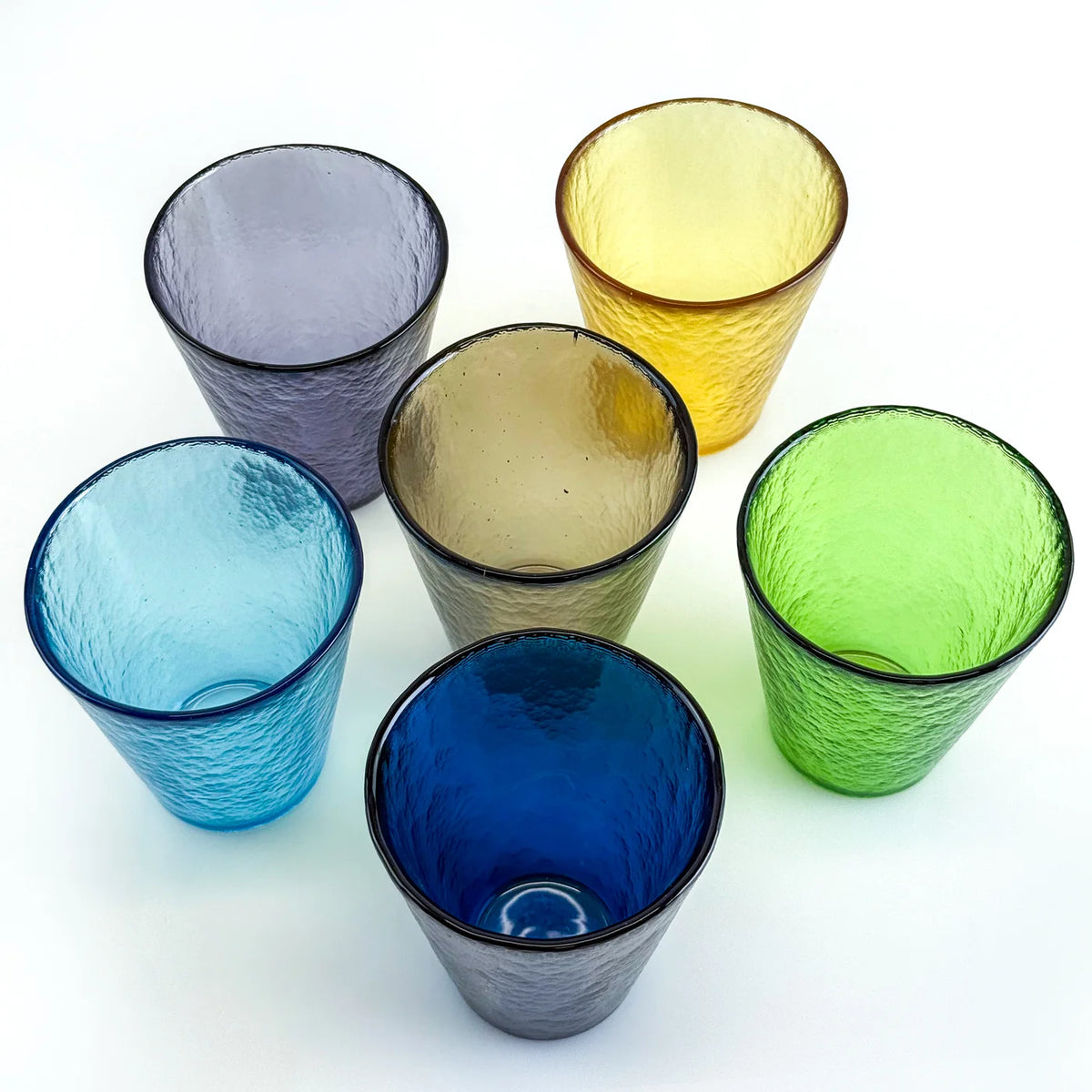 Set of 6 Drink Tumblers - Murano Glass - My Italian Decor