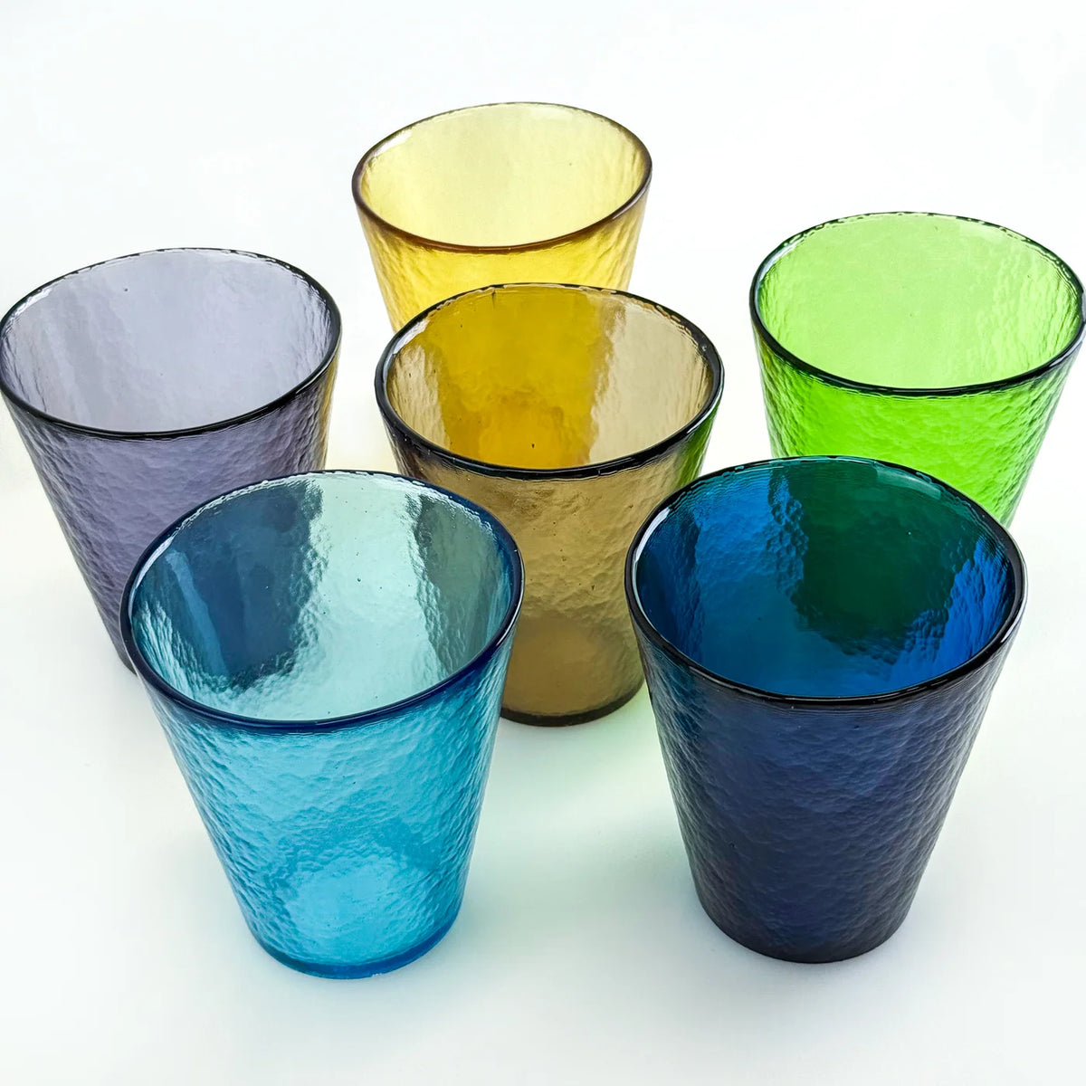Set of 6 Drink Tumblers - Murano Glass - My Italian Decor