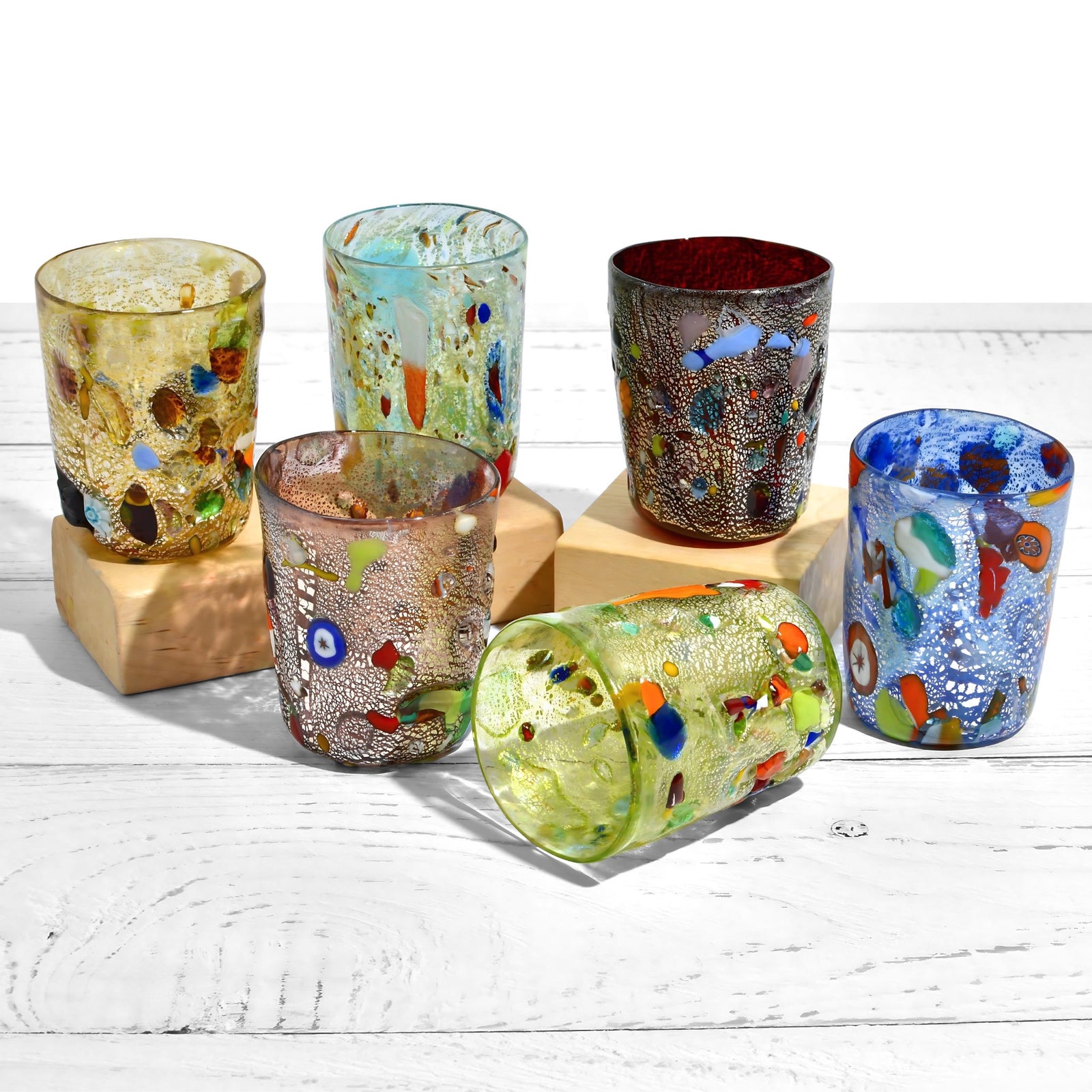 Alta Small Glasses, Set of 6, Tasting Glass, Juice Glass - My Italian Decor