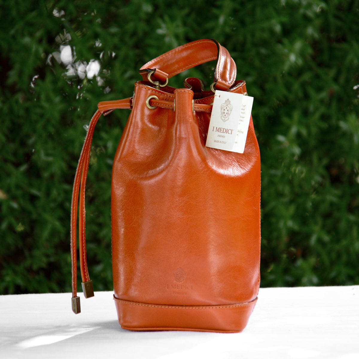 Todi Bucket Bag, Italian Leather, Made in Italy - My Italian Decor