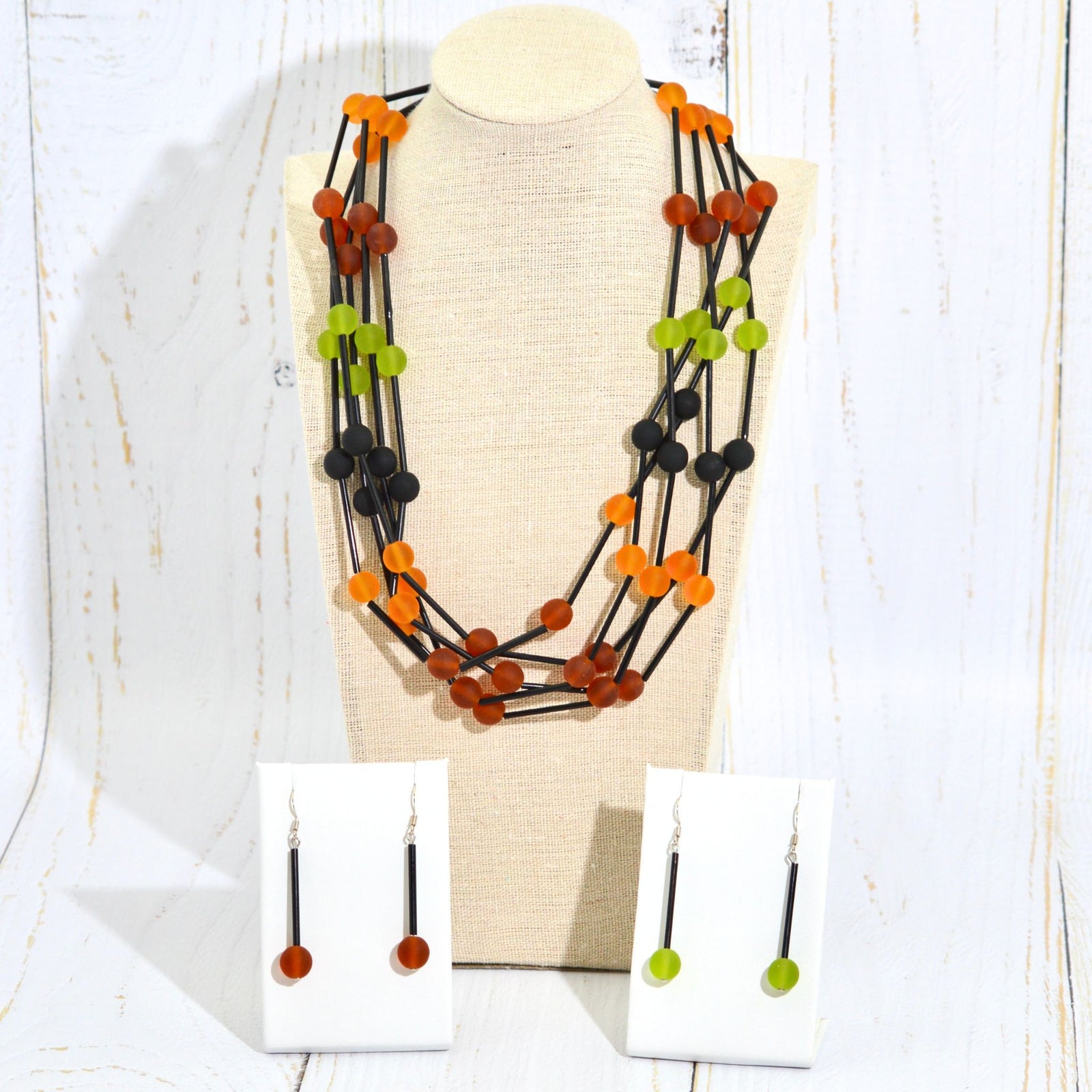 Autunno Earrings & Necklace, Handcrafted in Italy - My Italian Decor