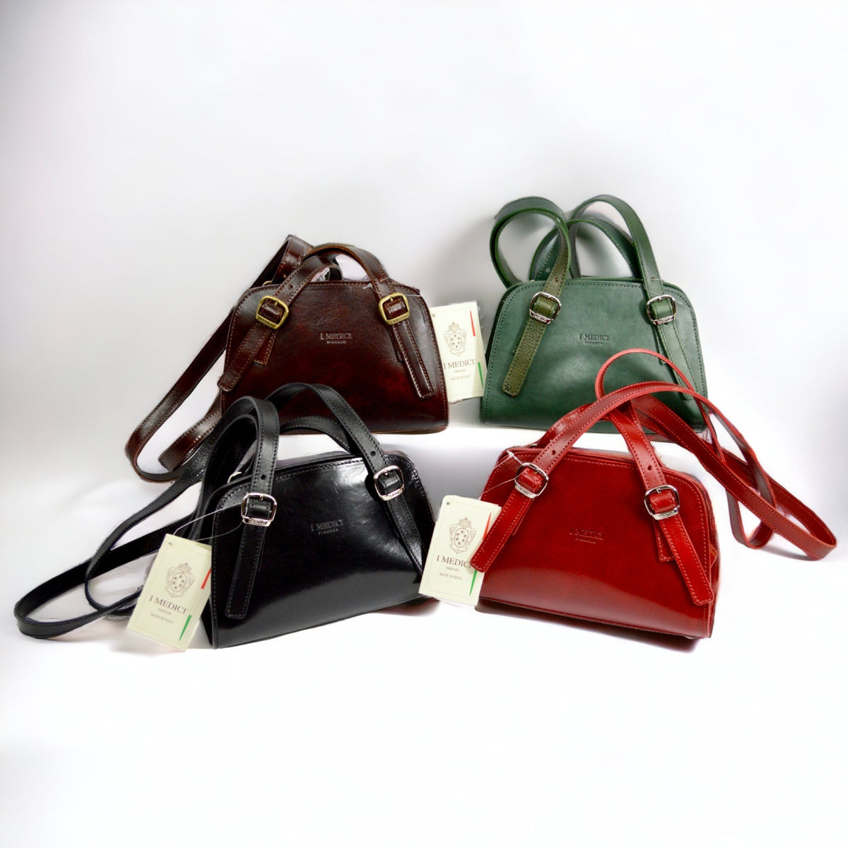 Barletta Italian Leather Handbag, Made in Italy - My Italian Decor
