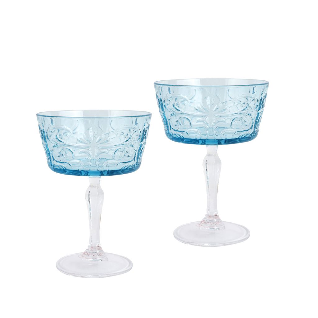 Barocco Coupe Champagne Glass, Set of 2 Glasses