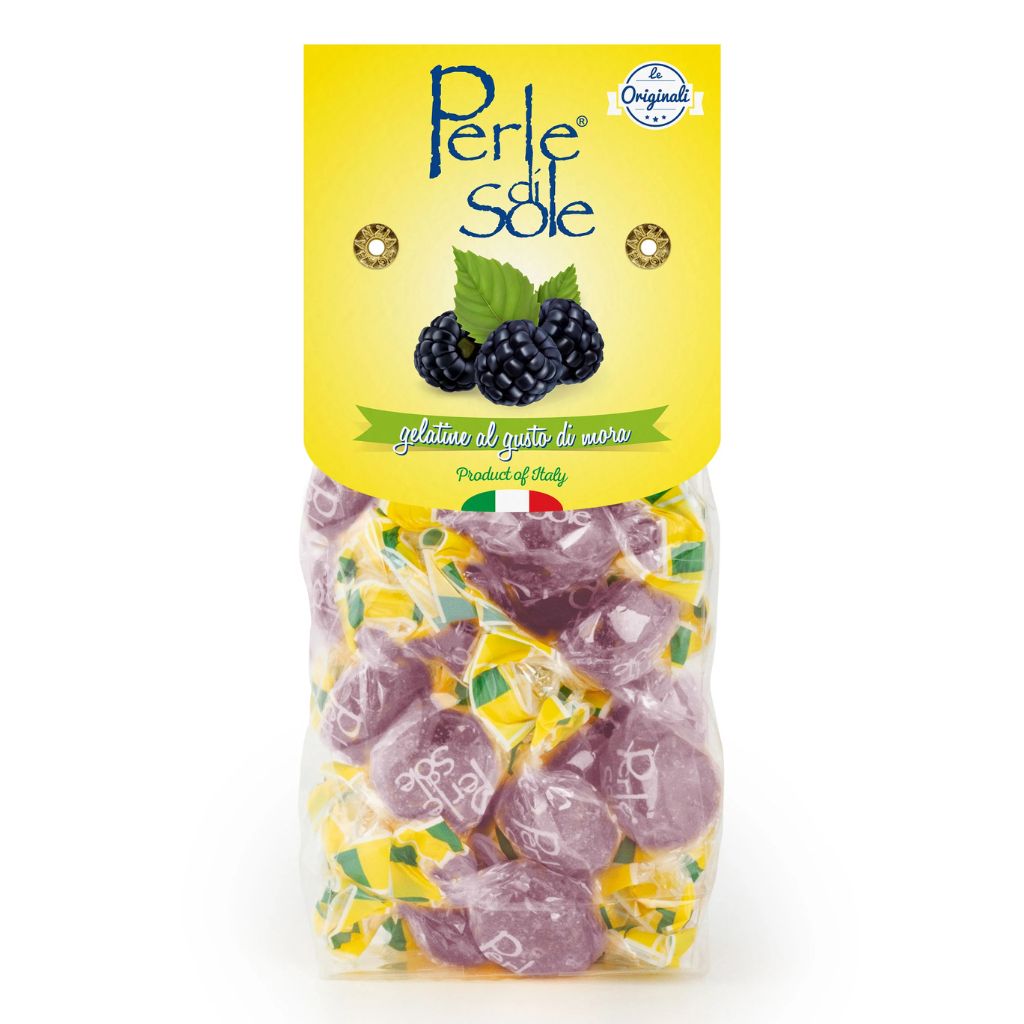 Set of 3 Bags Blackberry Gelee Candies, Made in Italy