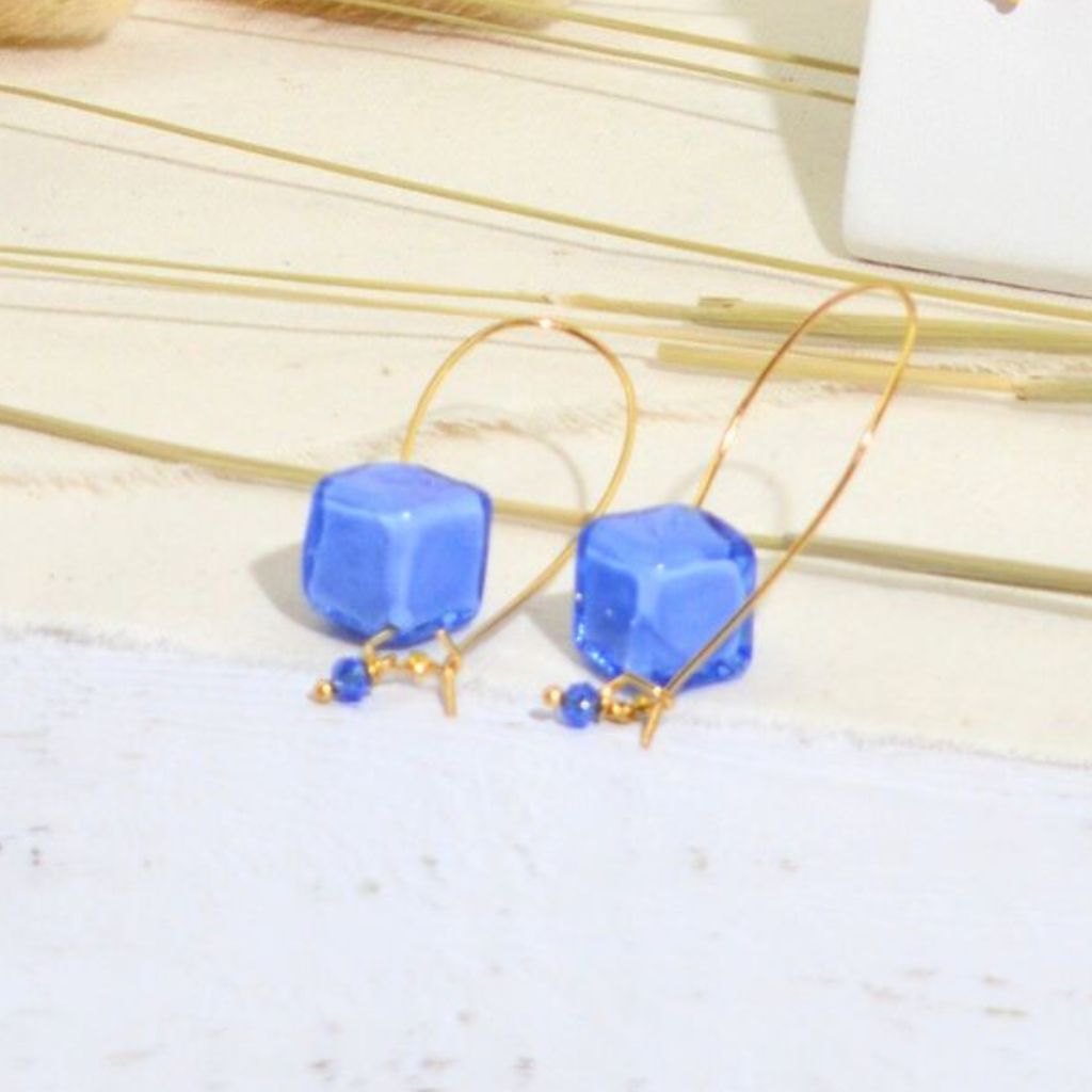 Murano Glass Dolce Earrings, Handcrafted in Italy