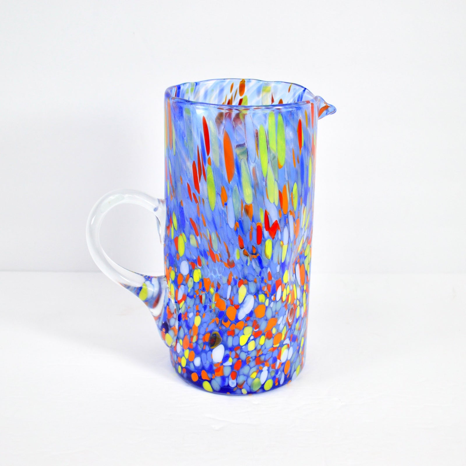 Franco Murano Glass Pitcher, Made in Italy - My Italian Decor