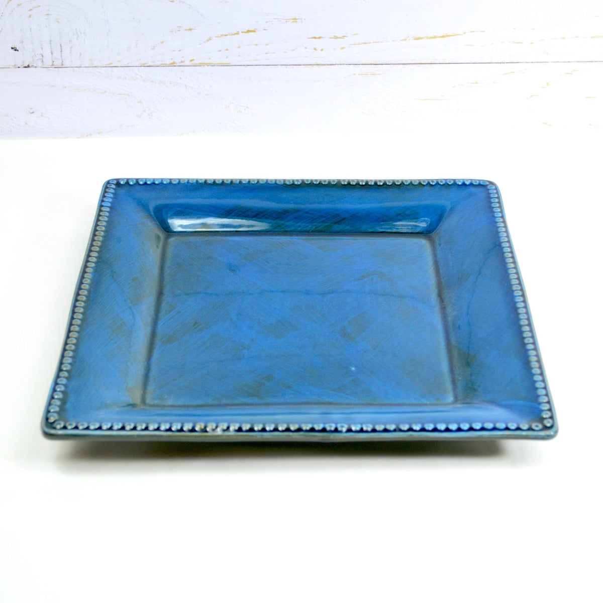 Tuscan Ceramic Large Square Platter, Made in Italy - My Italian Decor