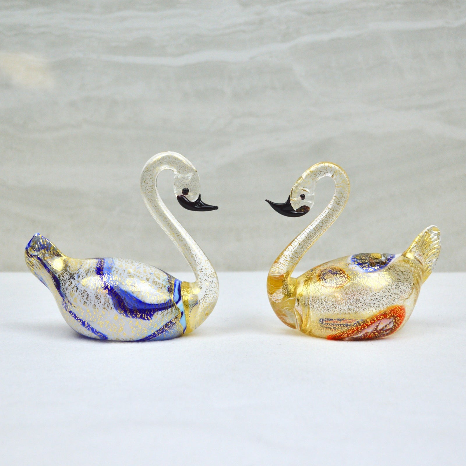 Murano Glass Swan, Decorative Figurine, Made in Italy - My Italian Decor