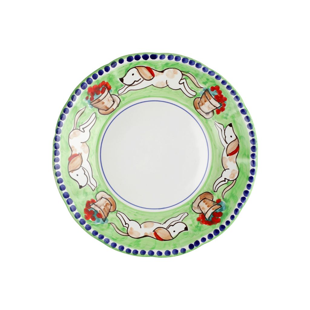 Campagna Dinner Plates, Hand Painted Tuscan Ceramics