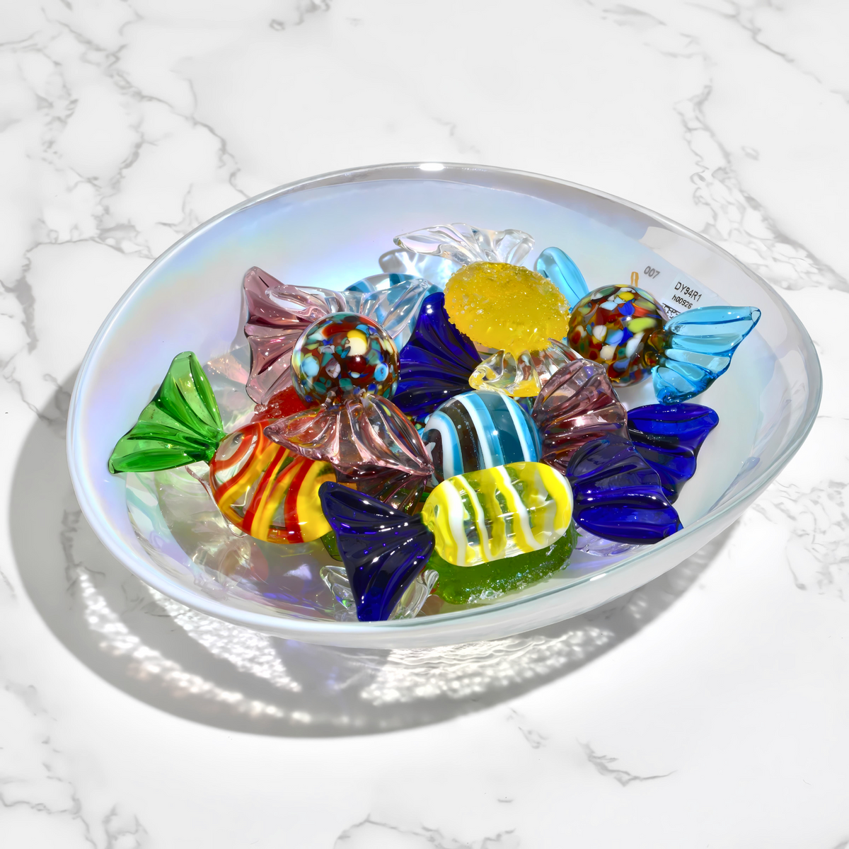 Murano Glass Candy, Classic, Set of 3, 5, or 10 Candies